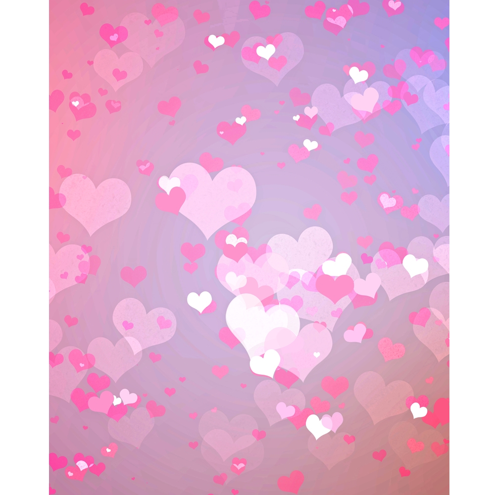 Pink Hearts Background