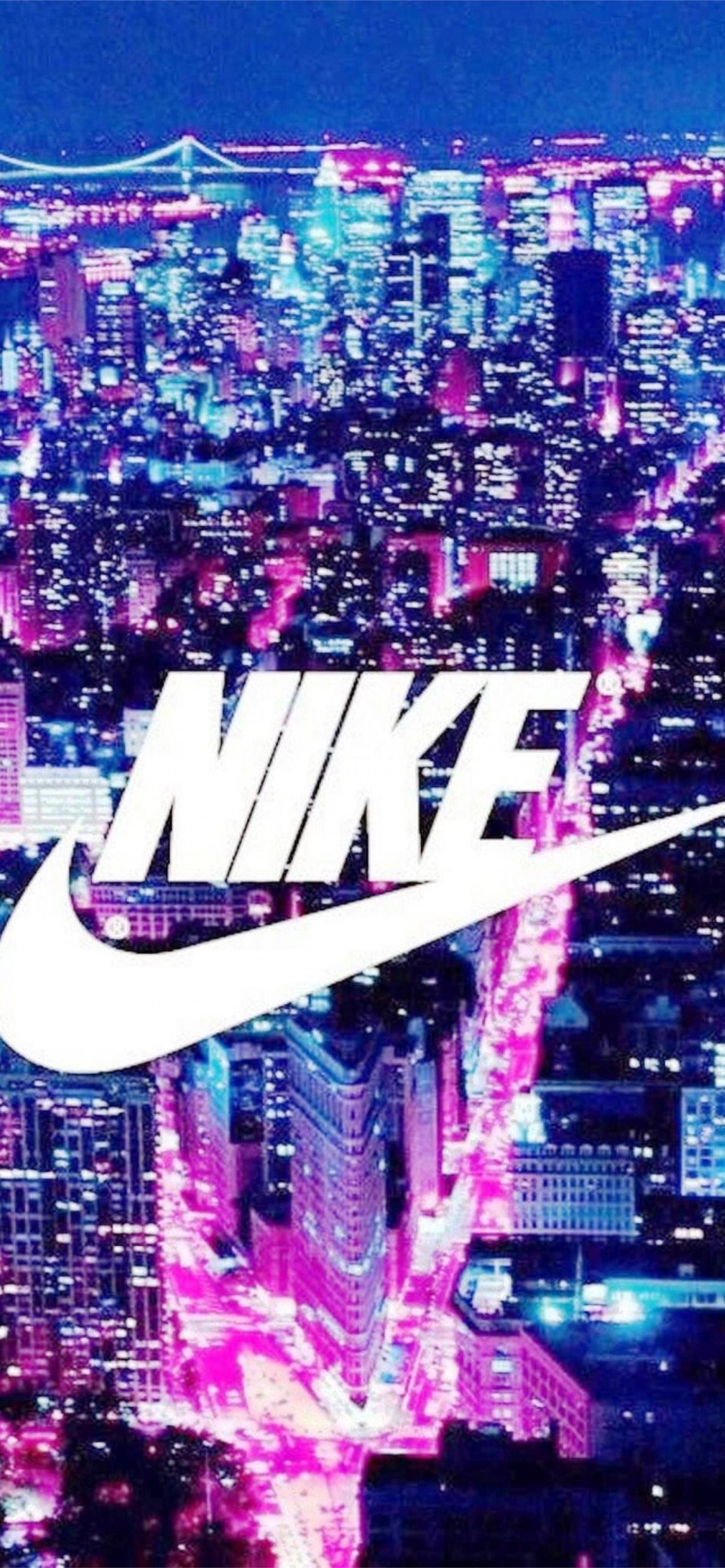 Pink Nike Background