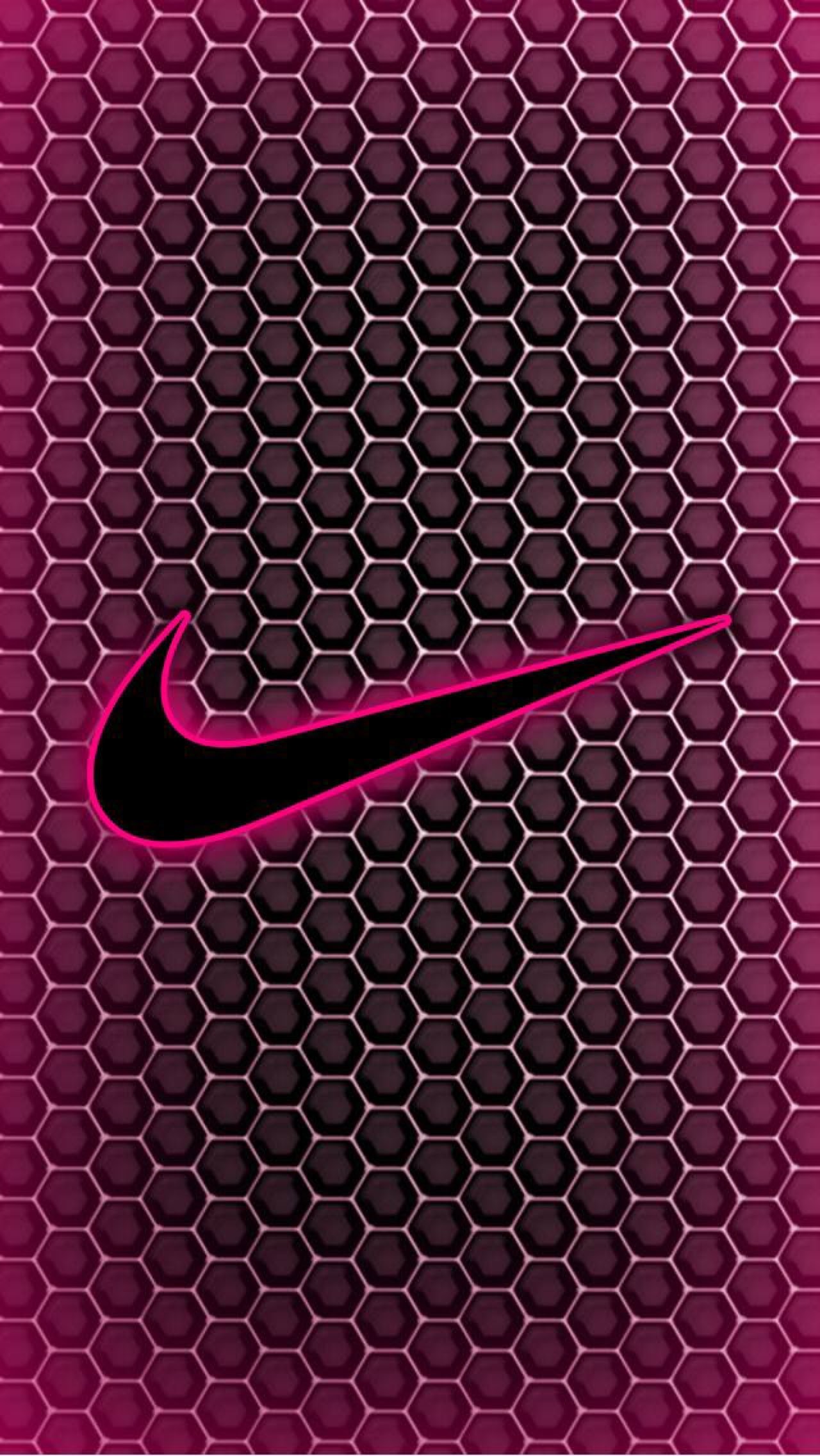 Pink Nike Background