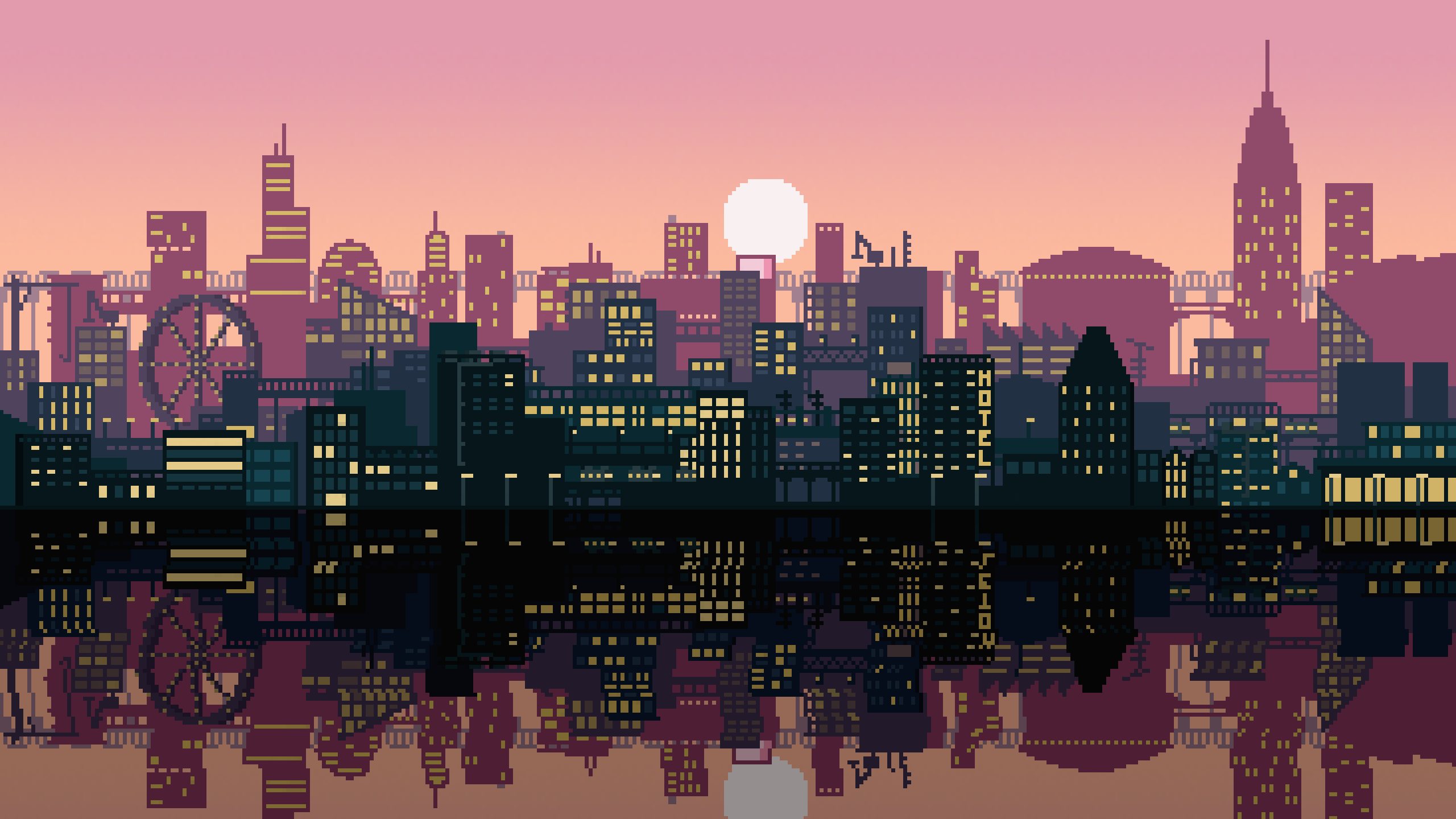 Pixel Aesthetic Background