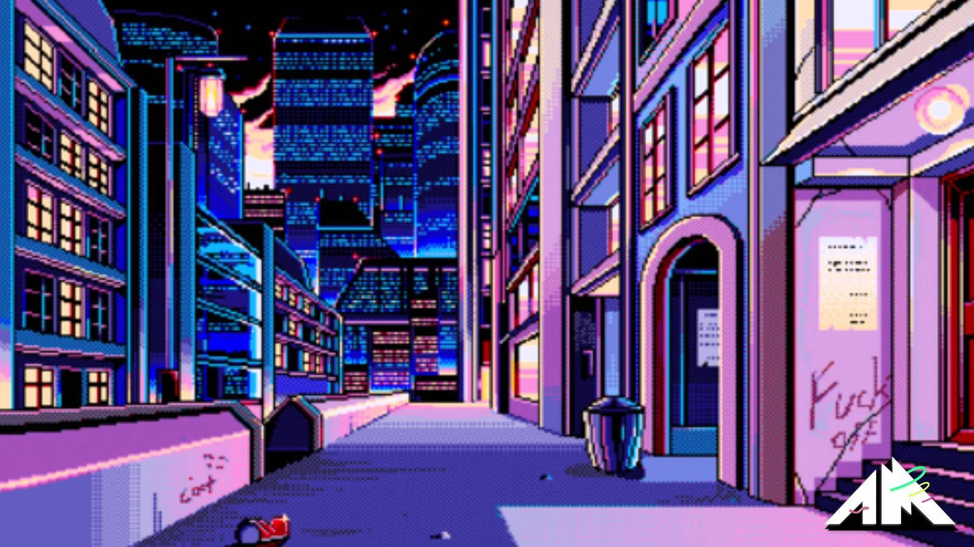 Pixel Aesthetic Background