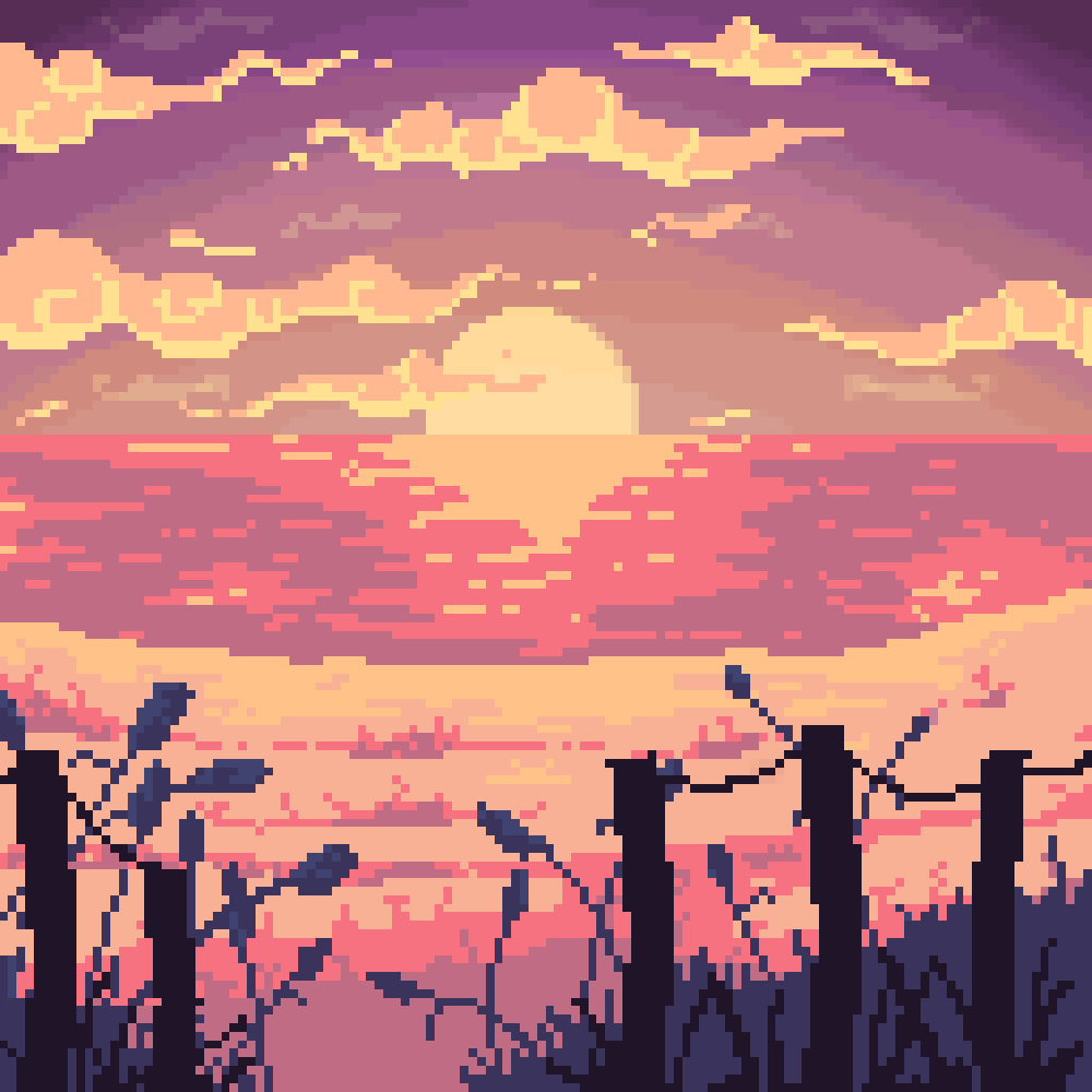 Pixel Aesthetic Background