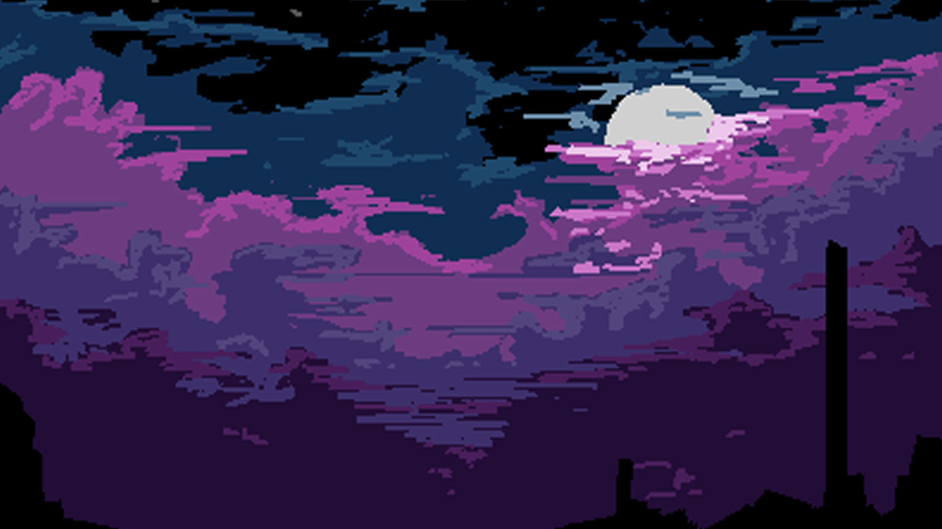 Pixel Aesthetic Background