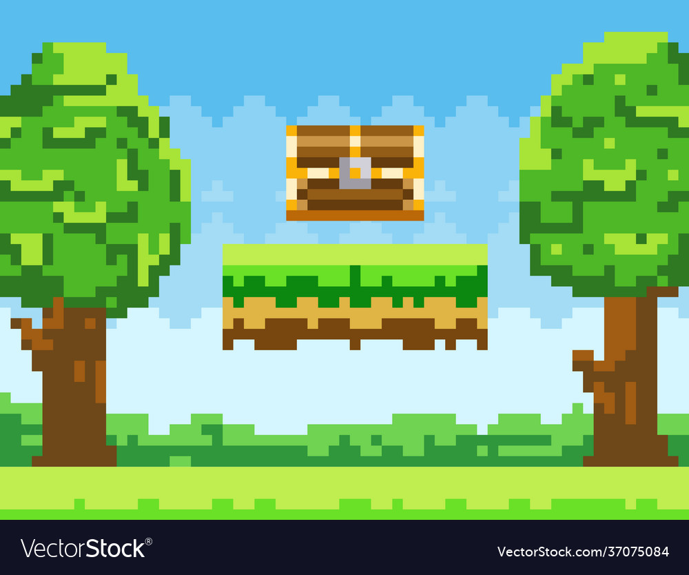 Pixel Game Background