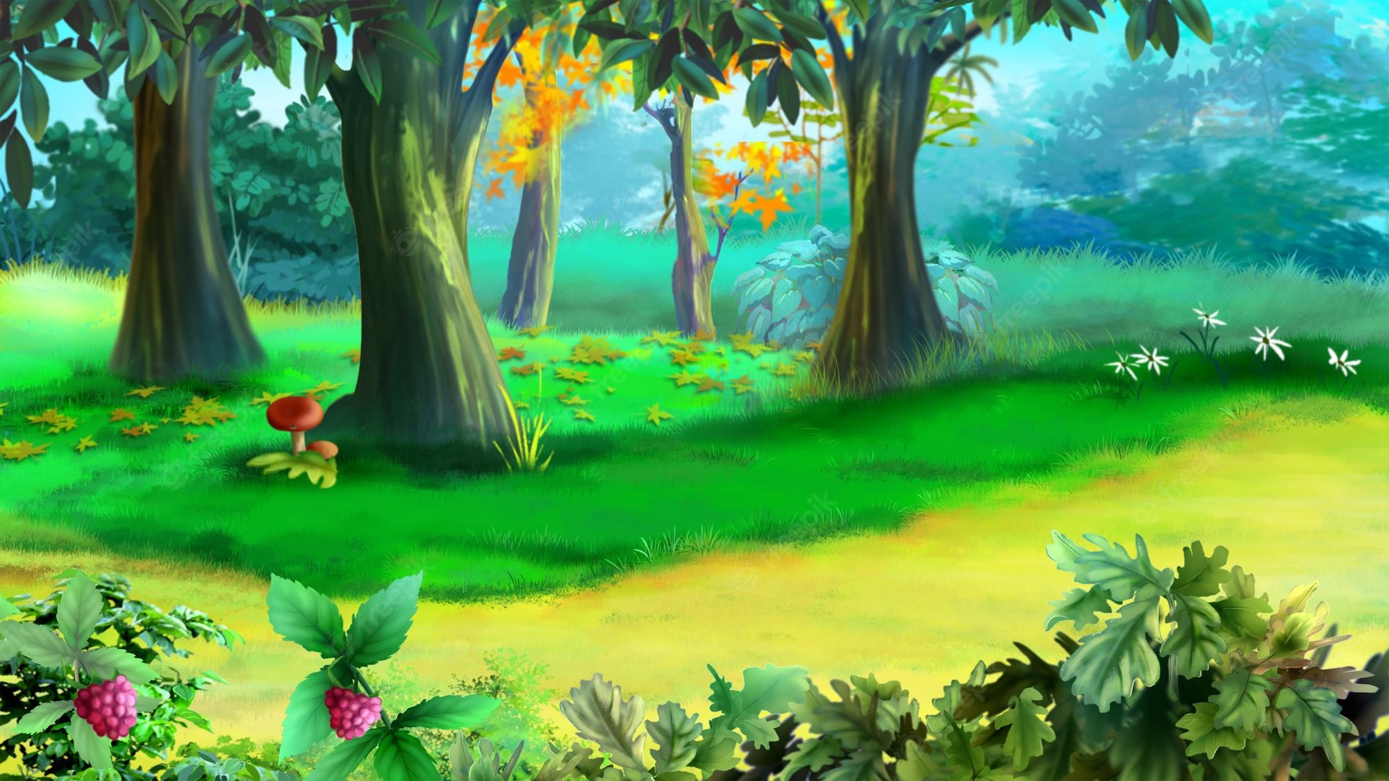 Pokemon Forest Background