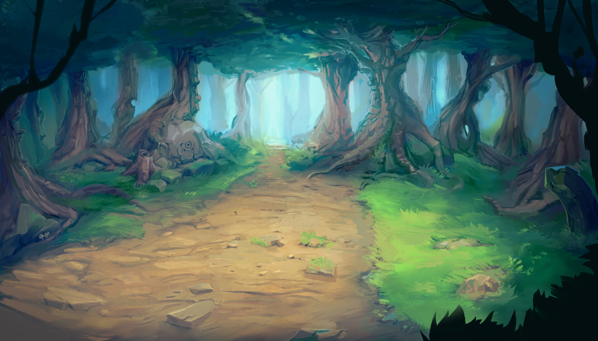 Pokemon Forest Background