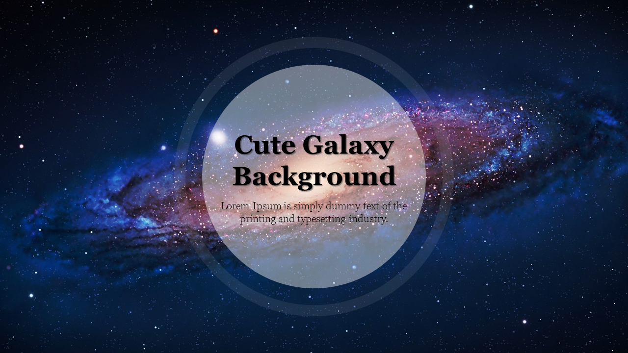 Pretty Galaxy Background