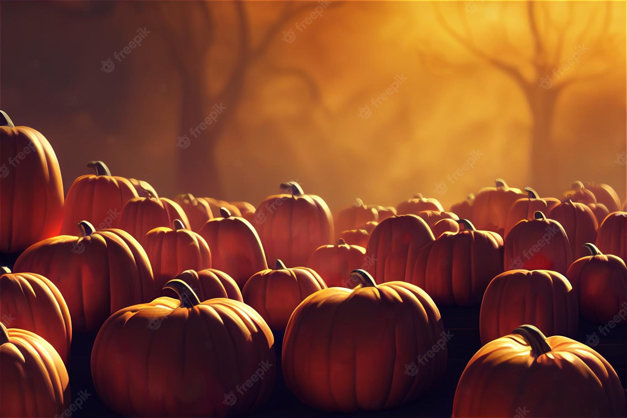 Pumpkin Desktop Background