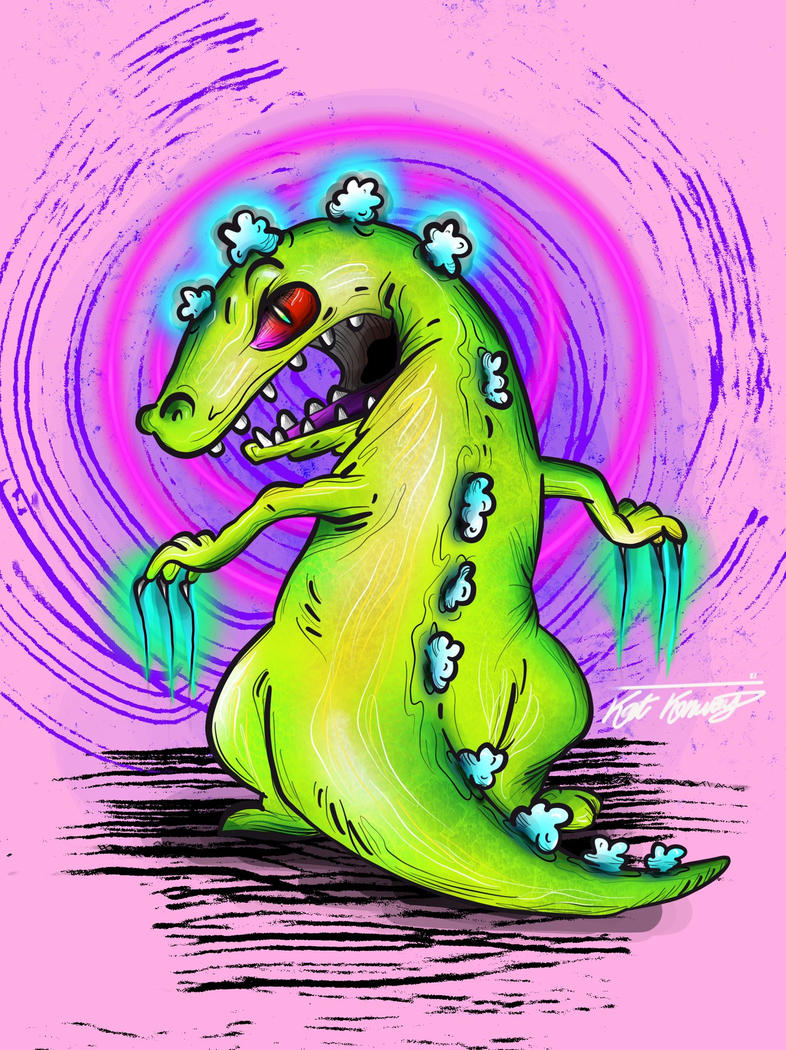 Reptar Background