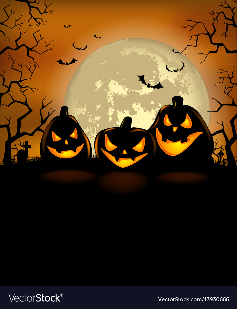 Scary Pumpkin Background