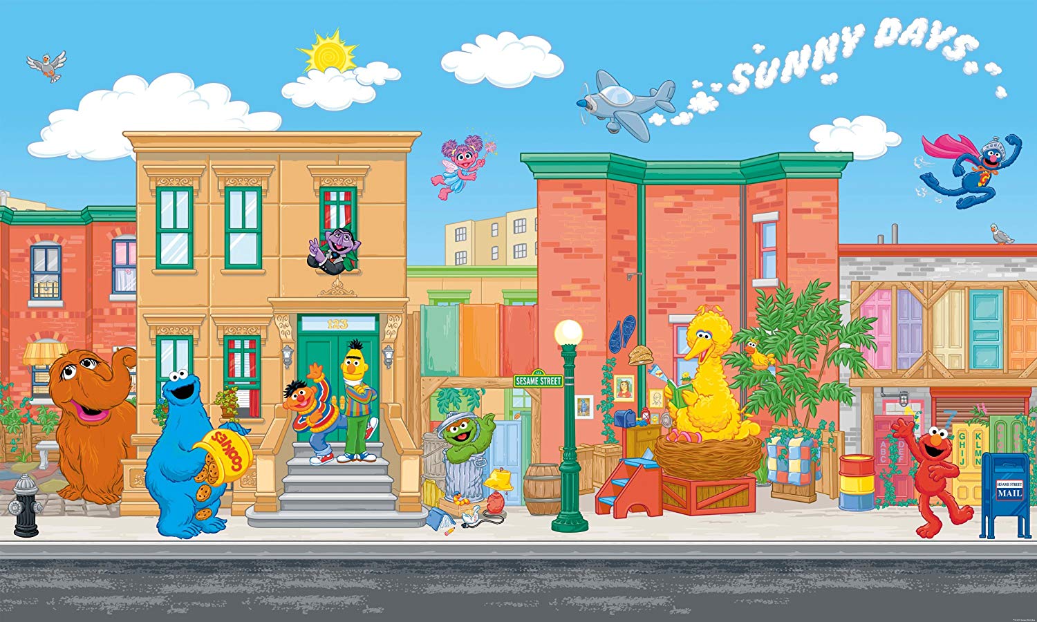 Sesame Street Background