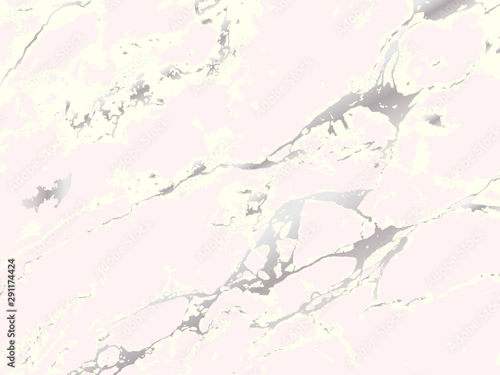 Silver Marble Background