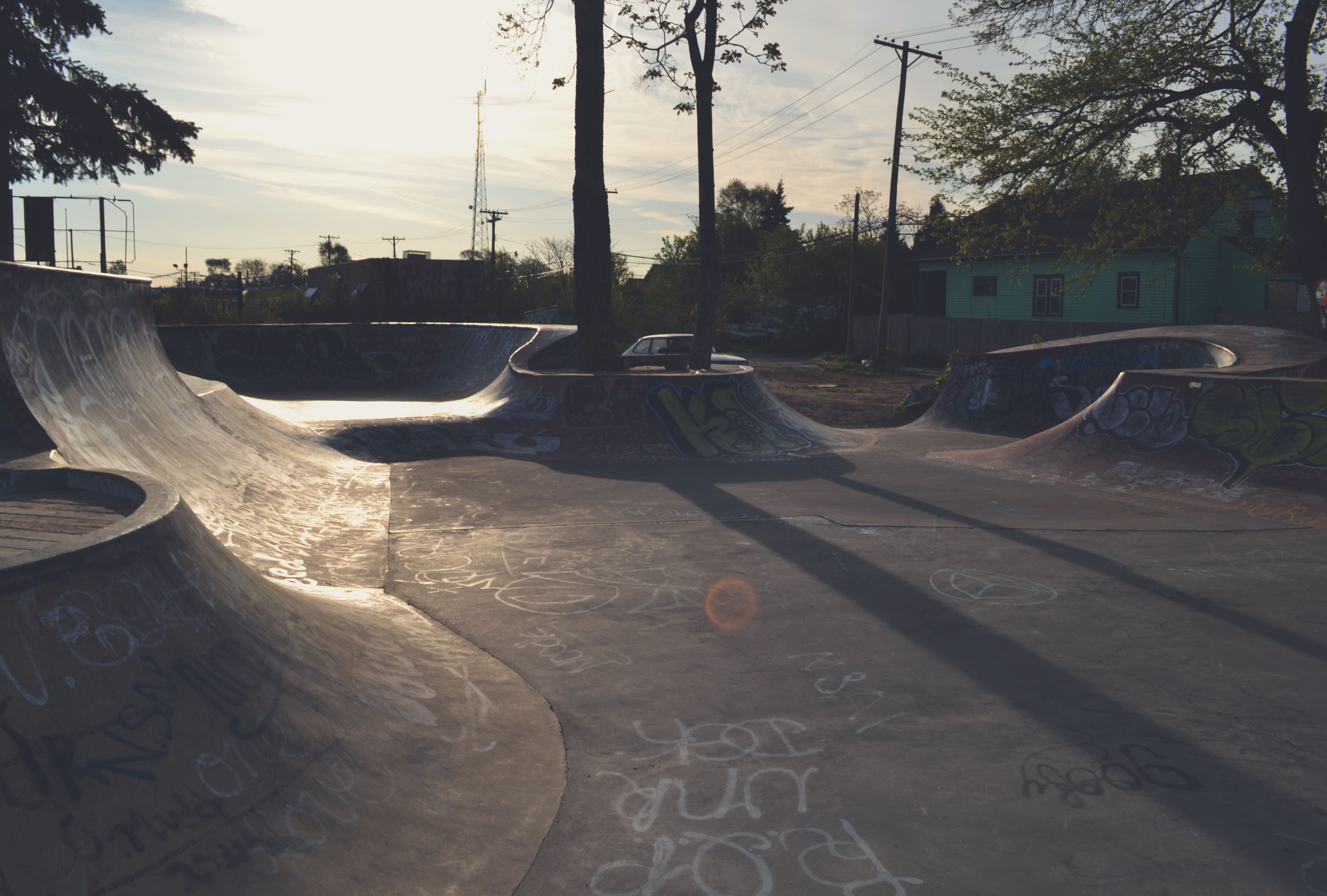 Skate Park Background