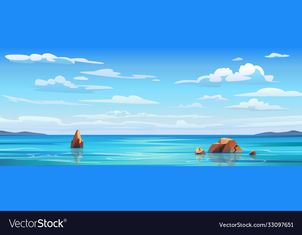 Sky And Water Background