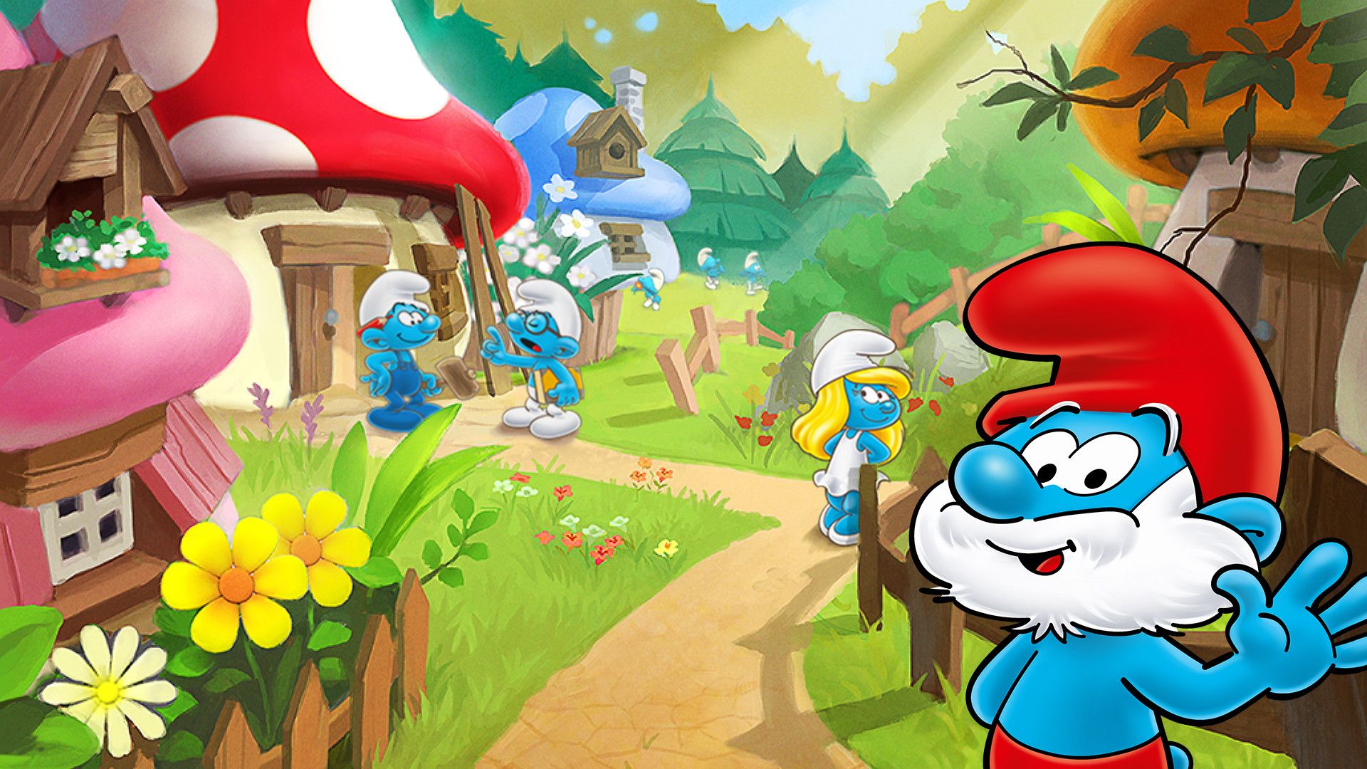 Smurfs Background