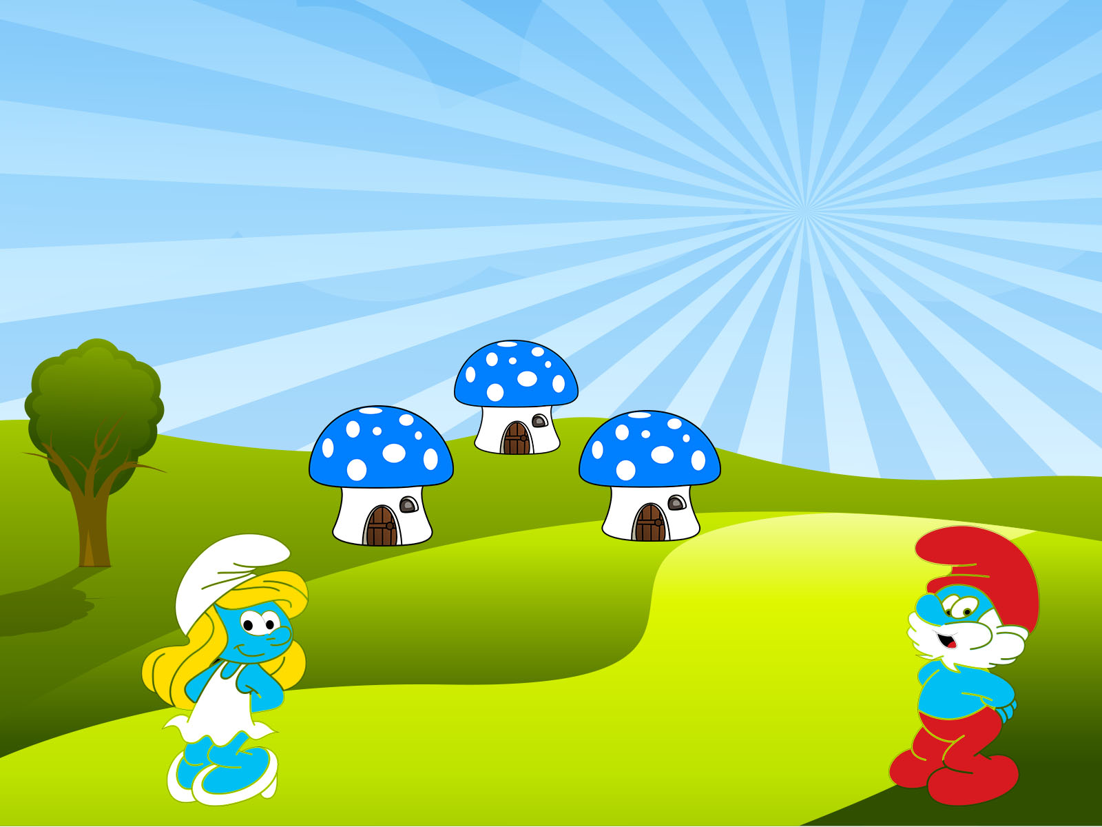 Smurfs Background