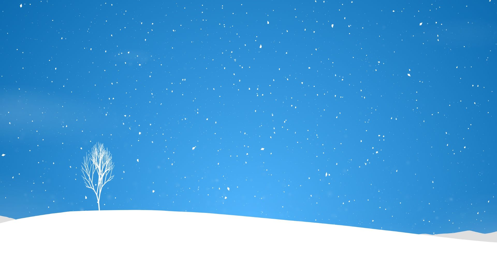 Snow Cartoon Background