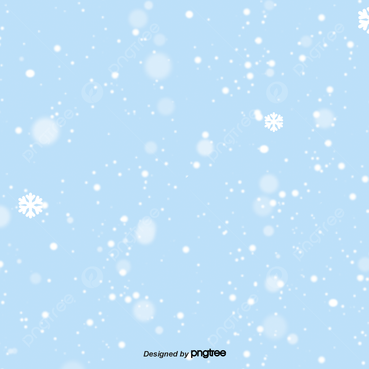 Snow Cartoon Background