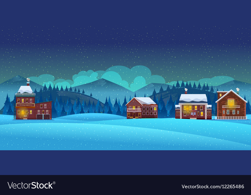 Snow Cartoon Background