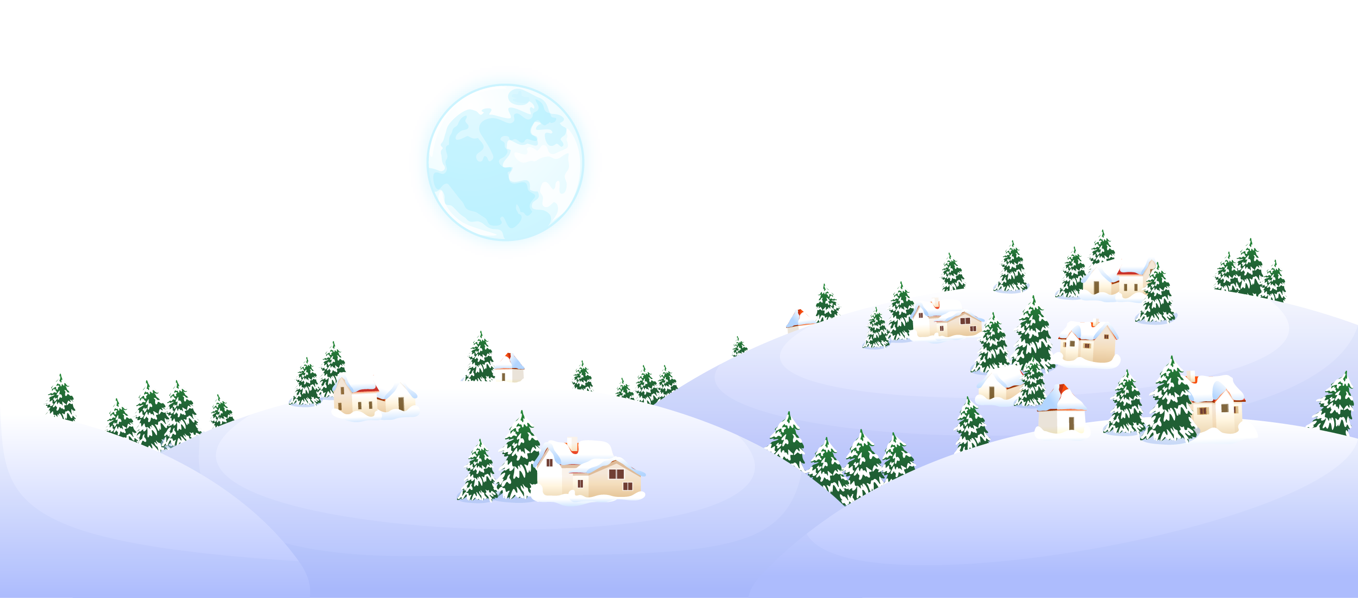 Snow Cartoon Background