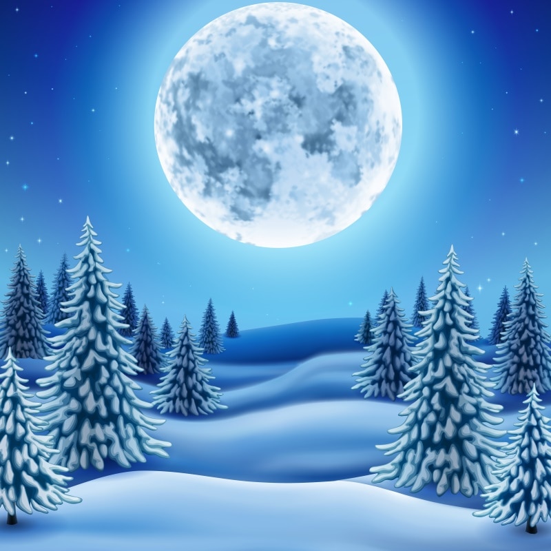 Snow Cartoon Background