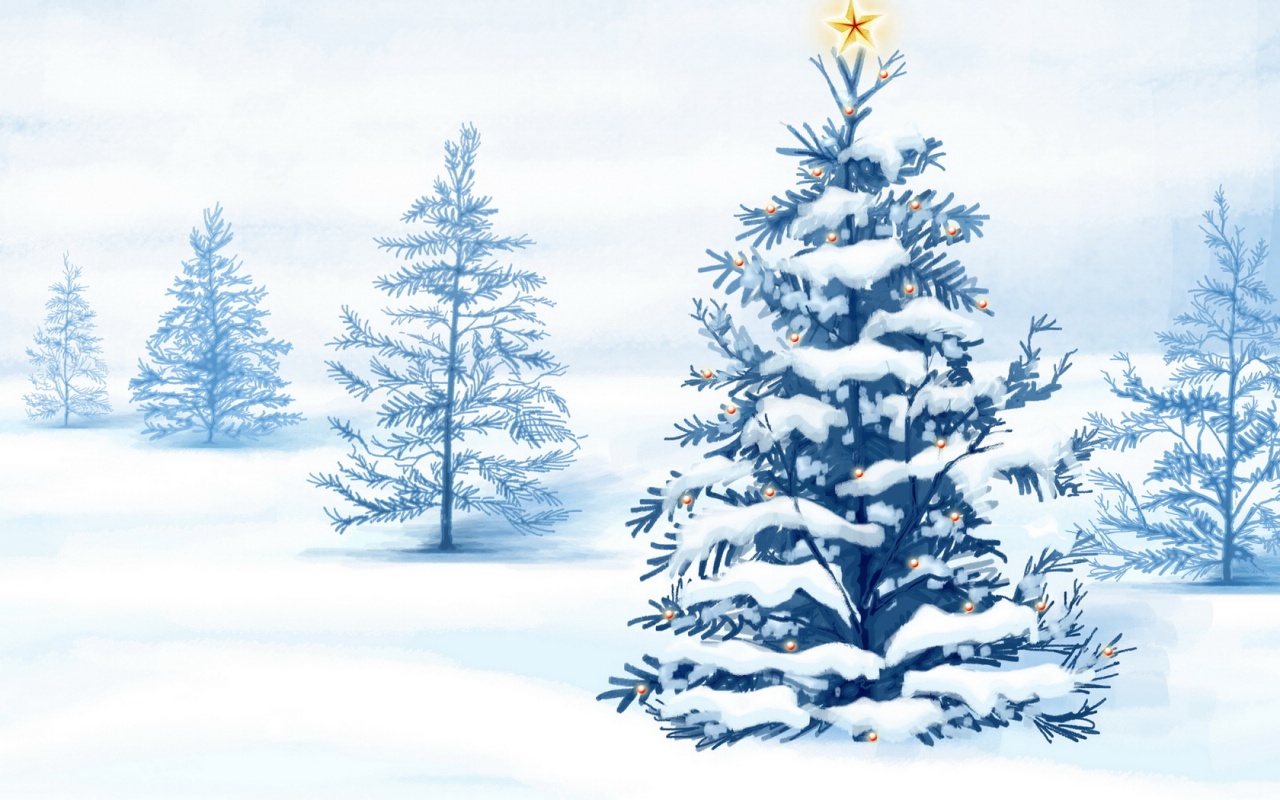 Snowy Christmas Backgrounds