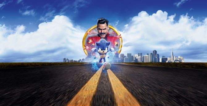 Sonic Movie Background