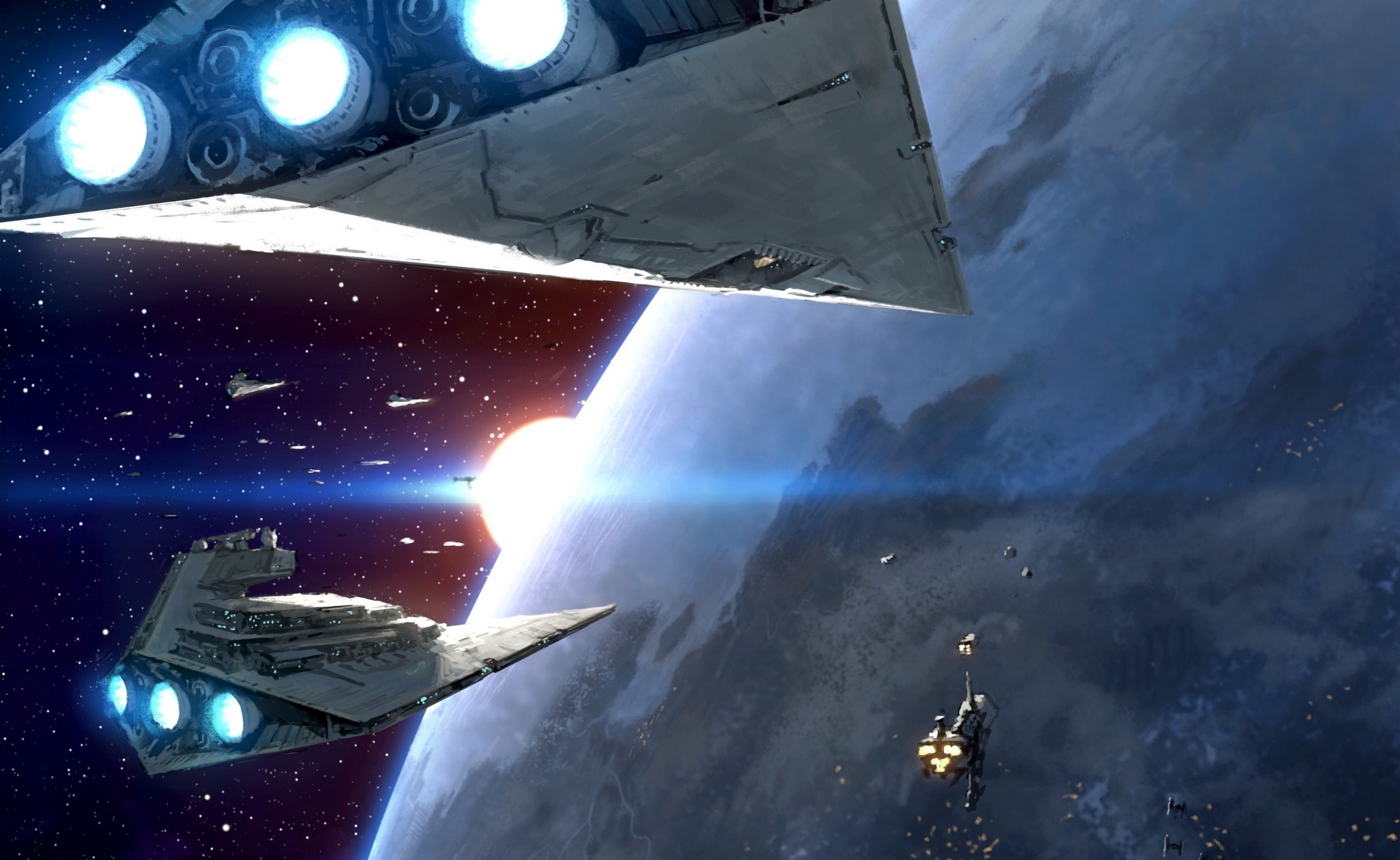 Star Destroyer Background