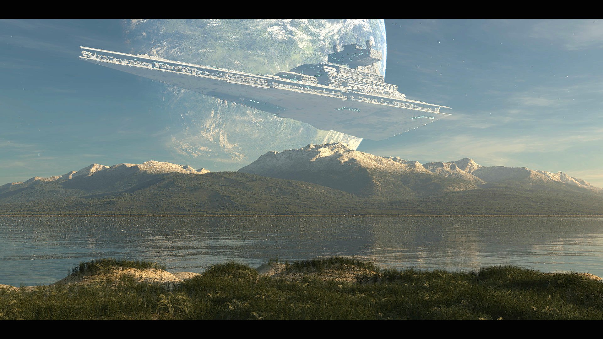 Star Destroyer Background