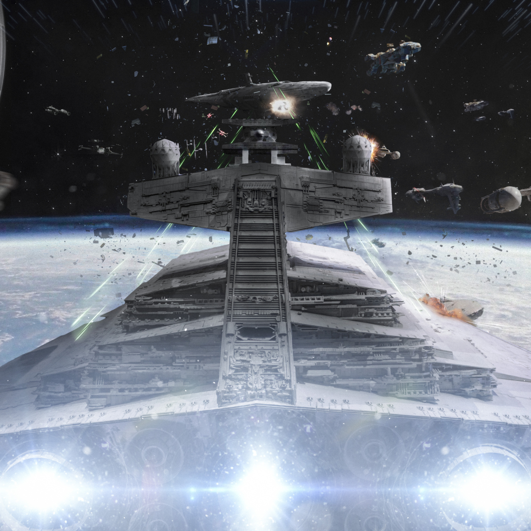 Star Wars Spaceship Background