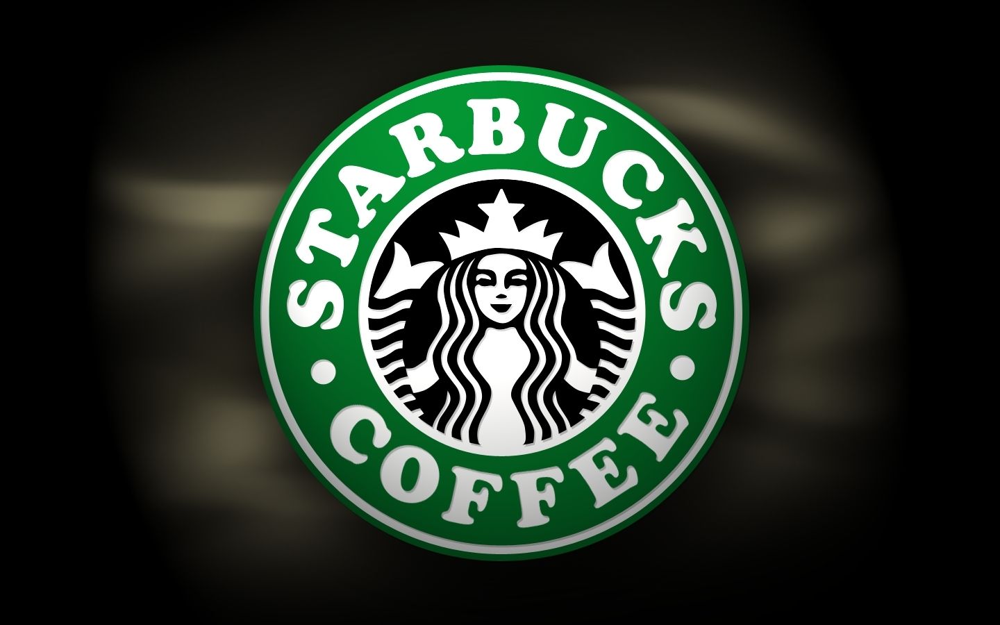 Starbucks Logo Black Background