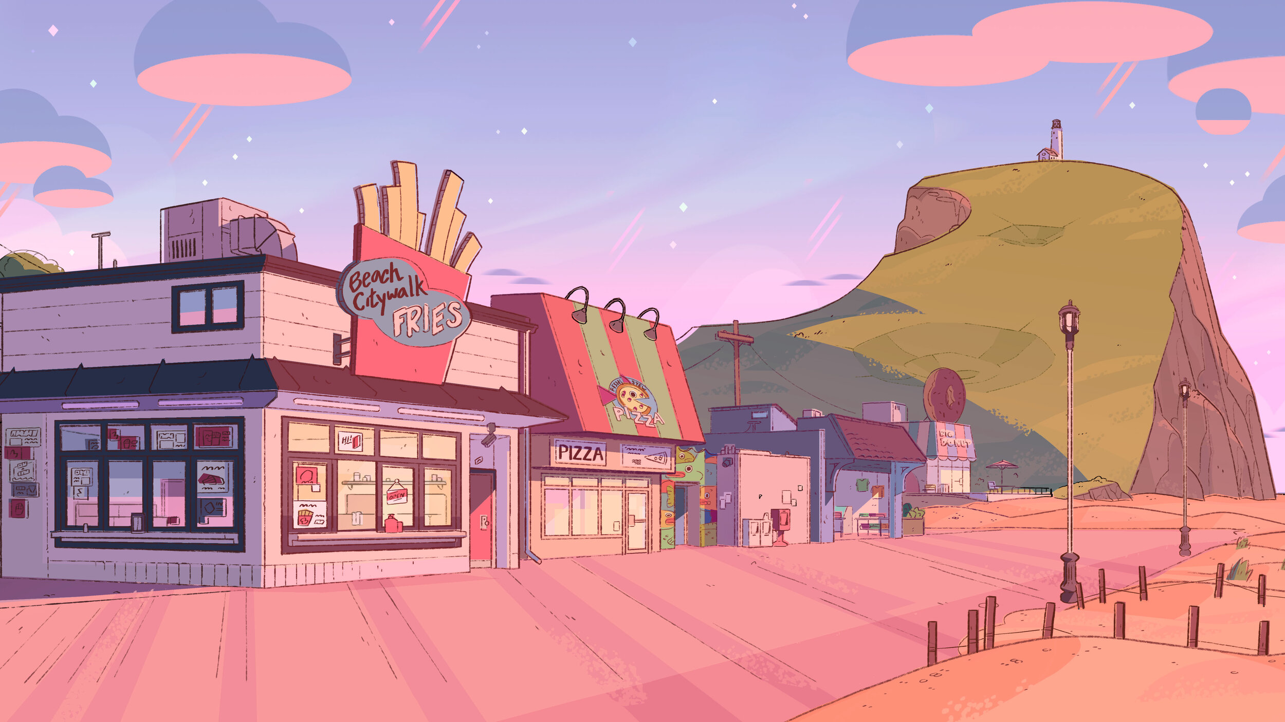 Steven Universe Backgrounds Beach