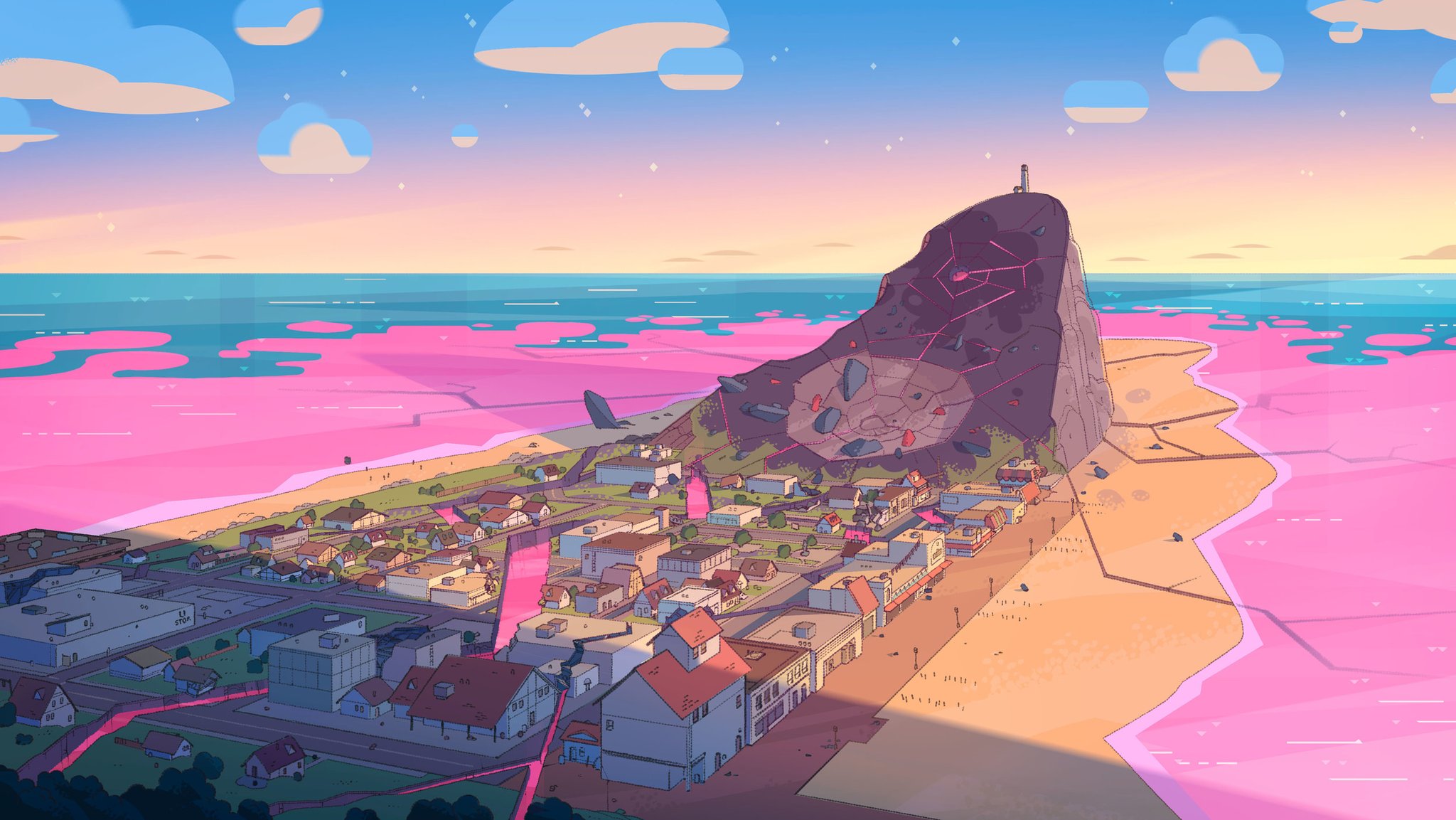 Steven Universe Backgrounds Beach