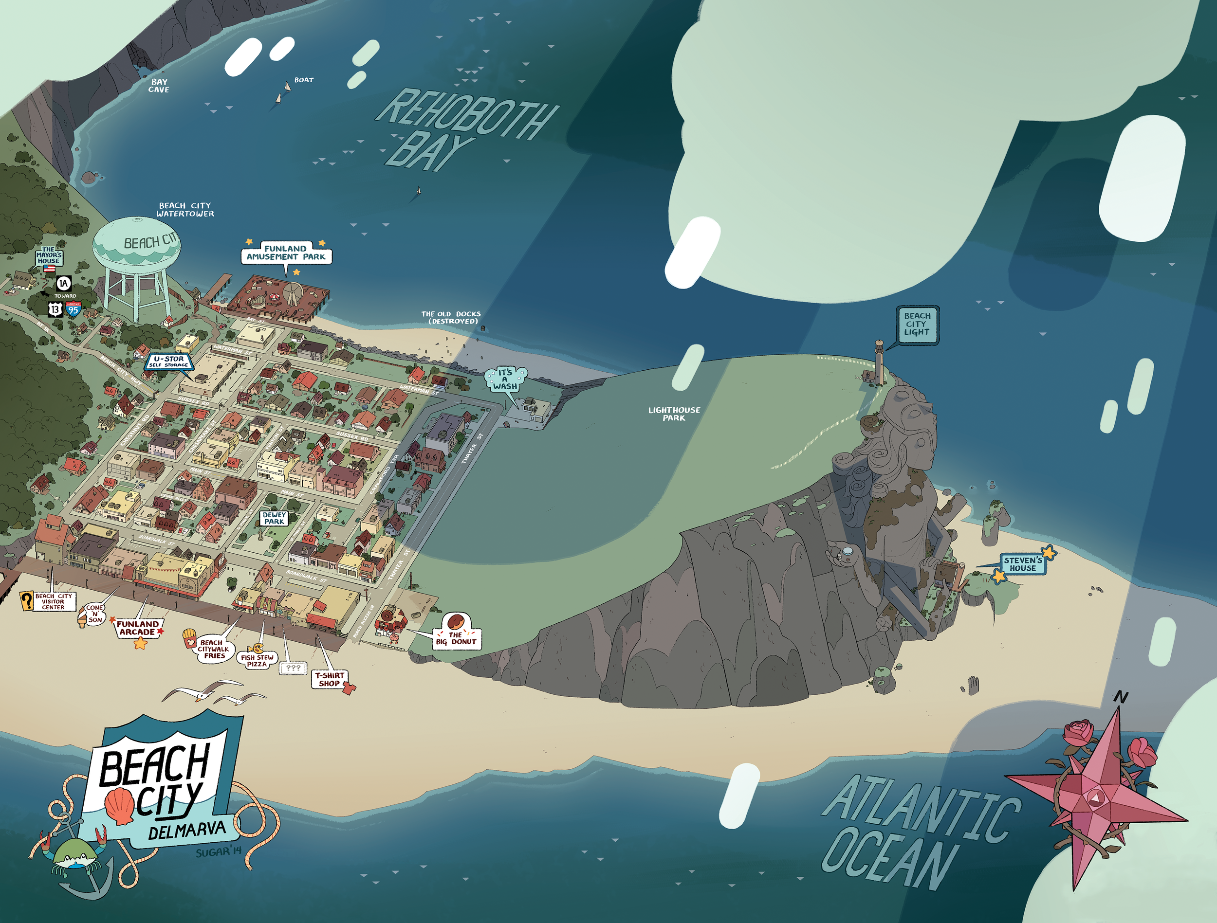 Steven Universe Backgrounds Beach