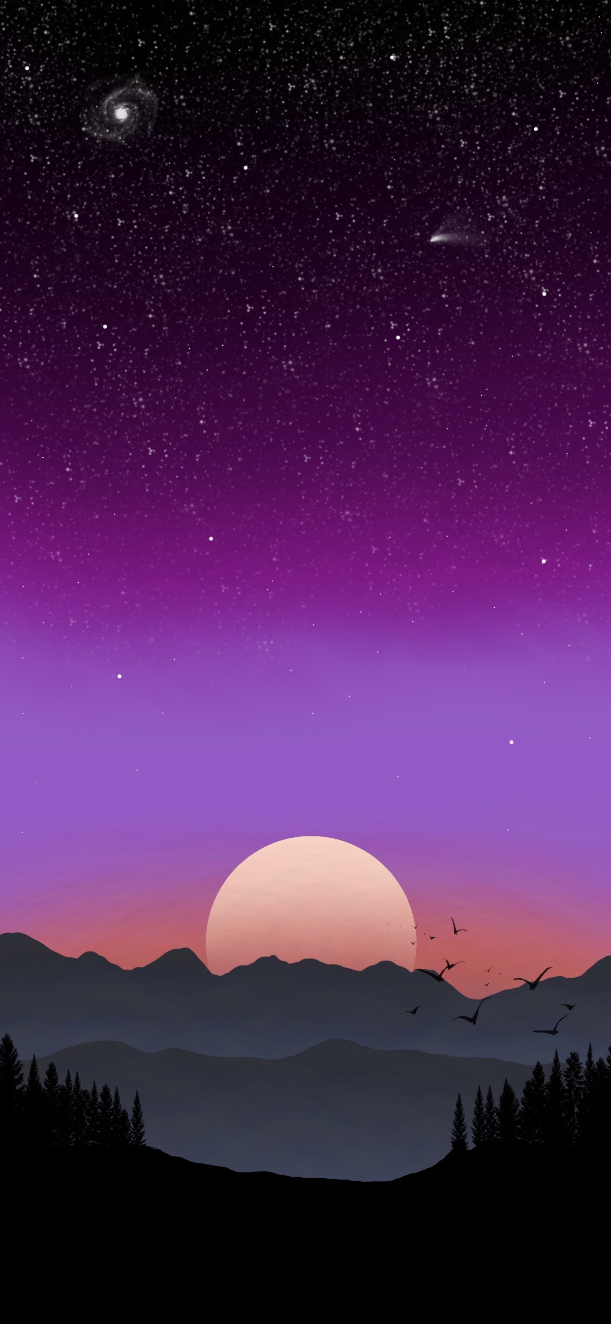 Sunset Phone Background