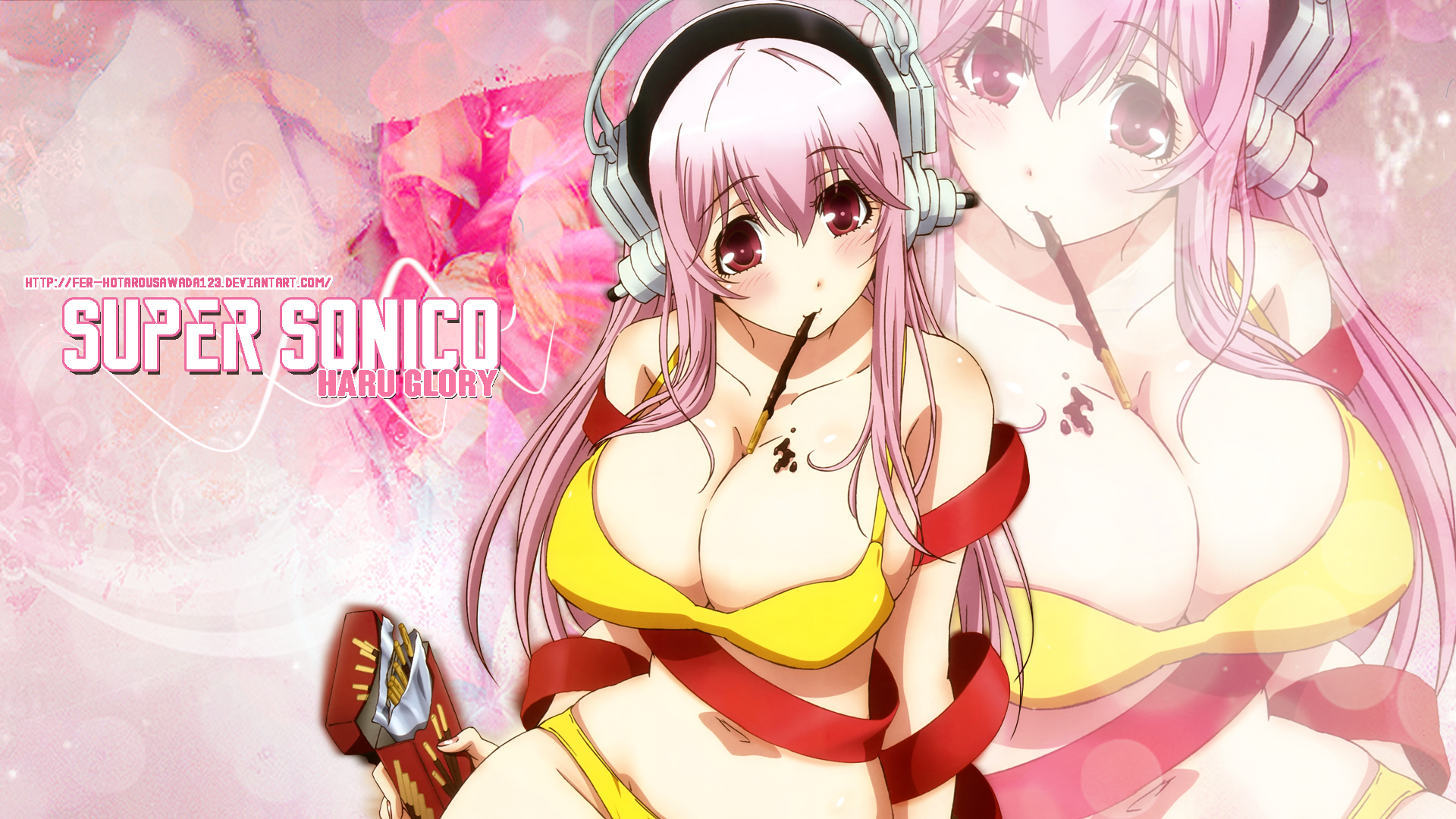 Super Sonico Background