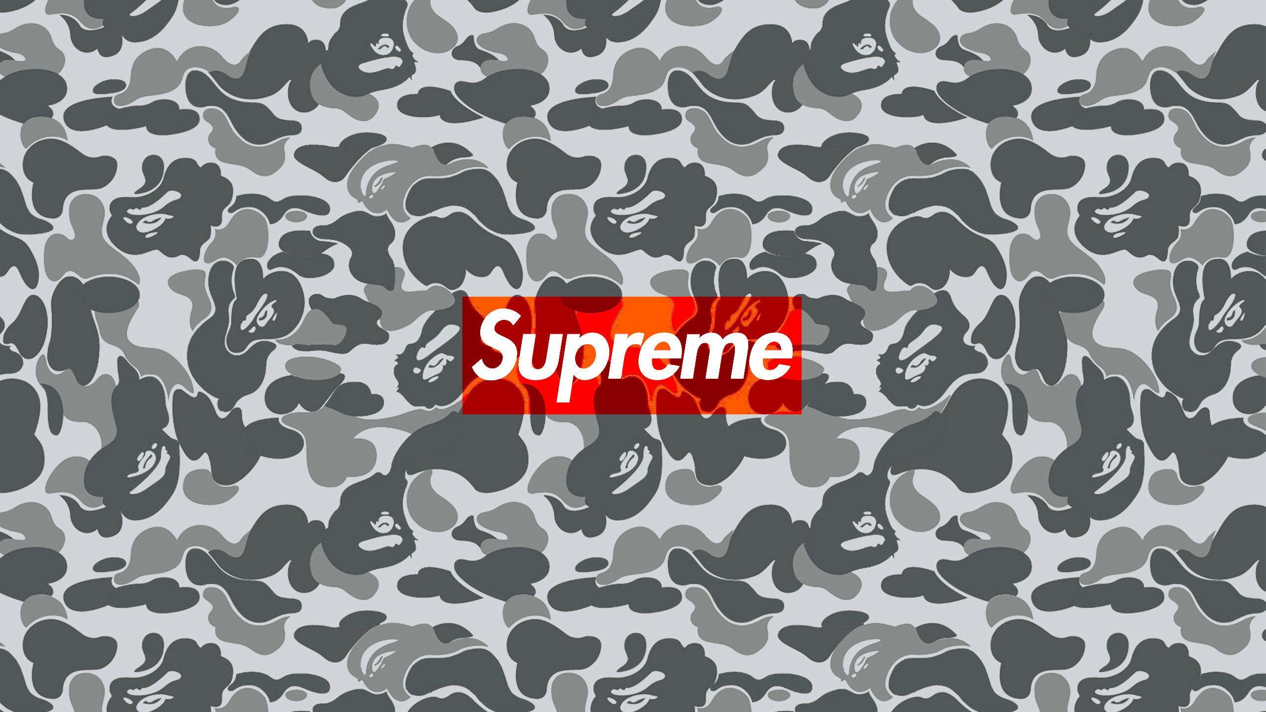 Supreme Bape Background