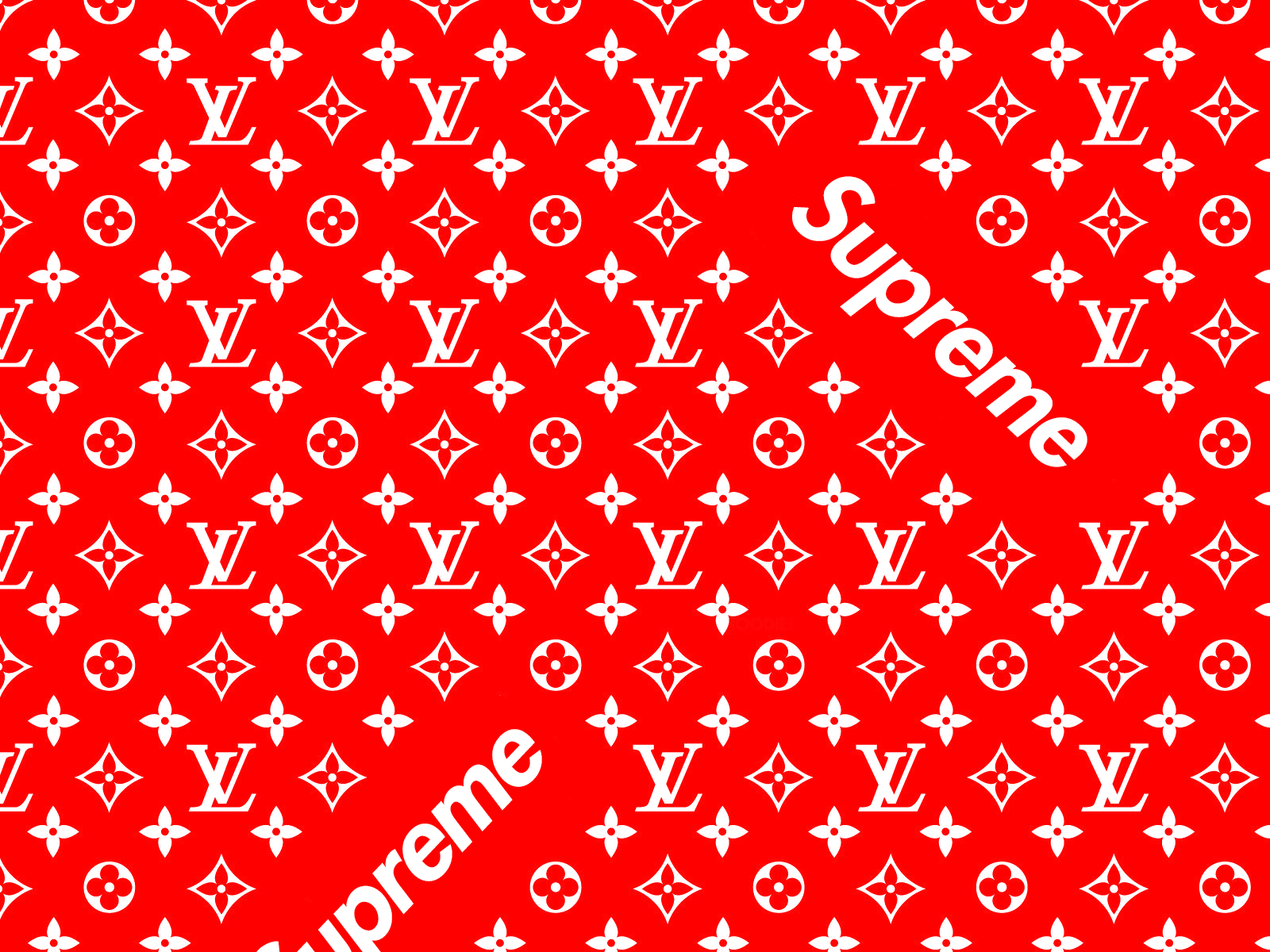 Supreme X Louis Vuitton Background