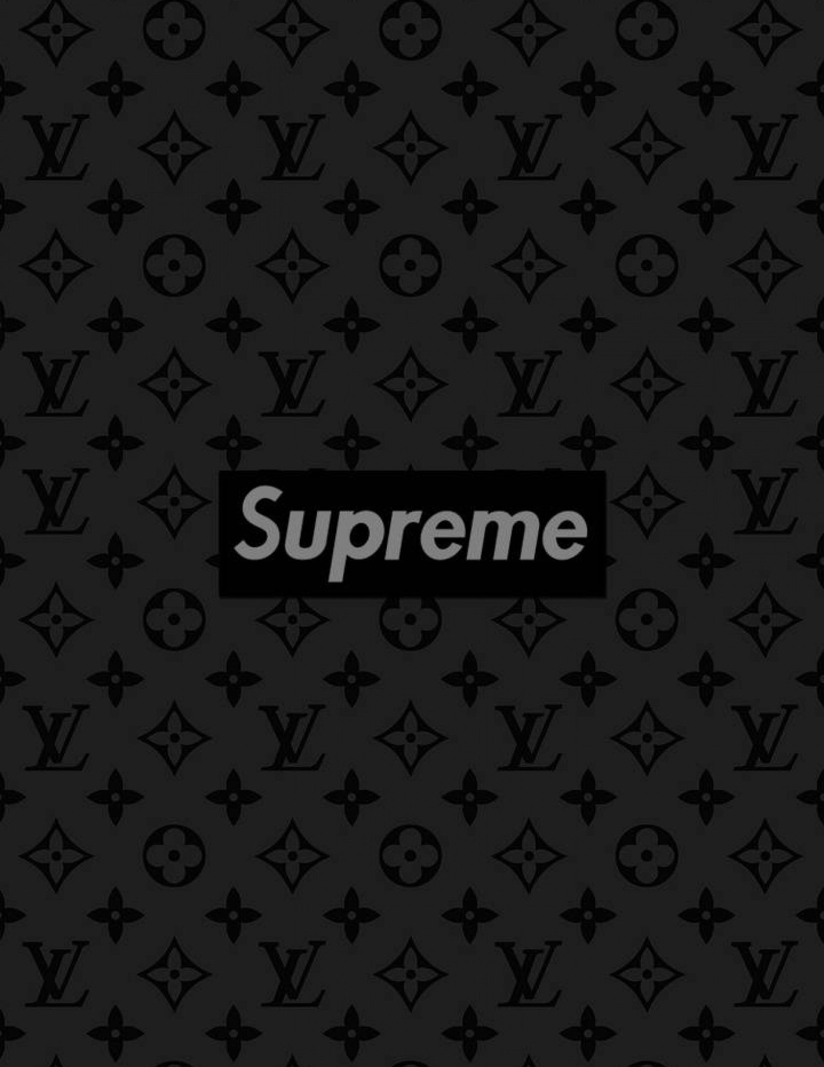 Supreme X Louis Vuitton Background