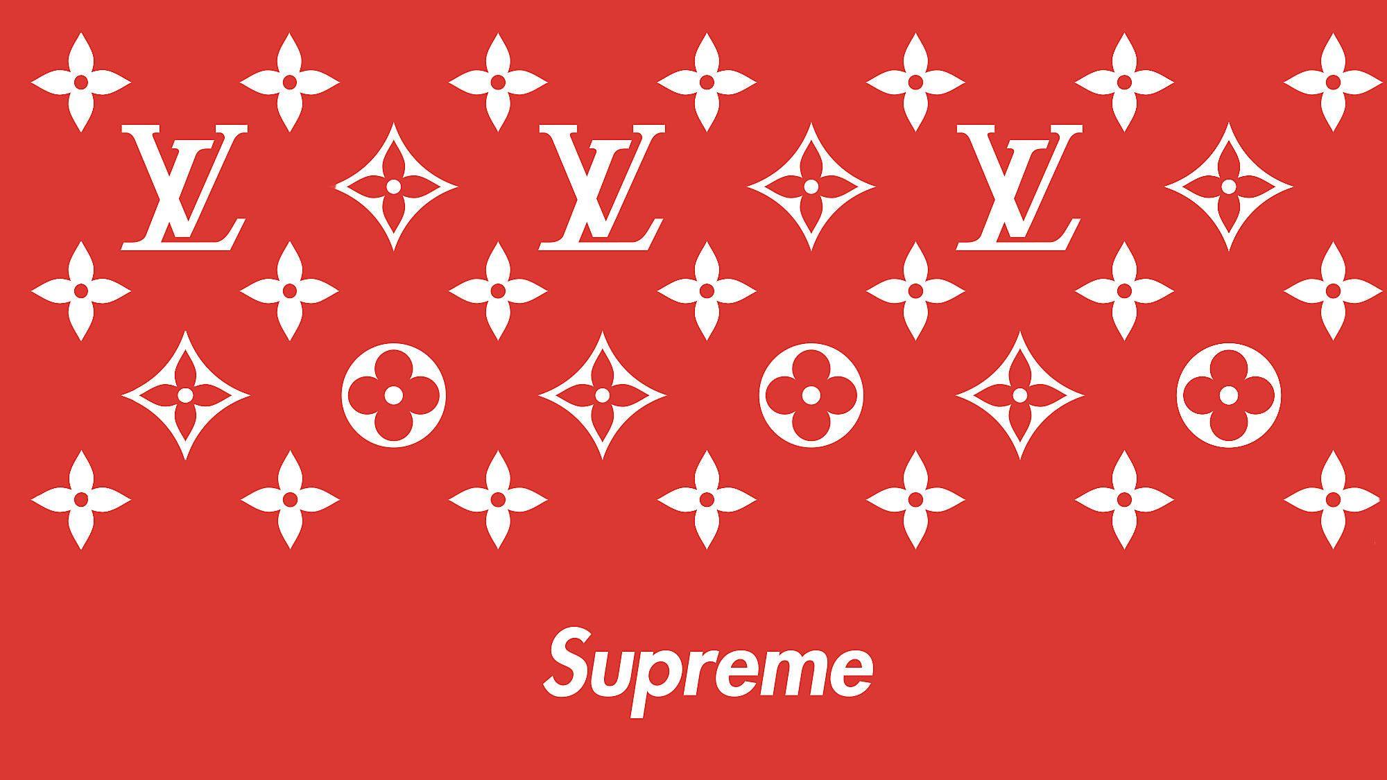 Supreme X Louis Vuitton Background