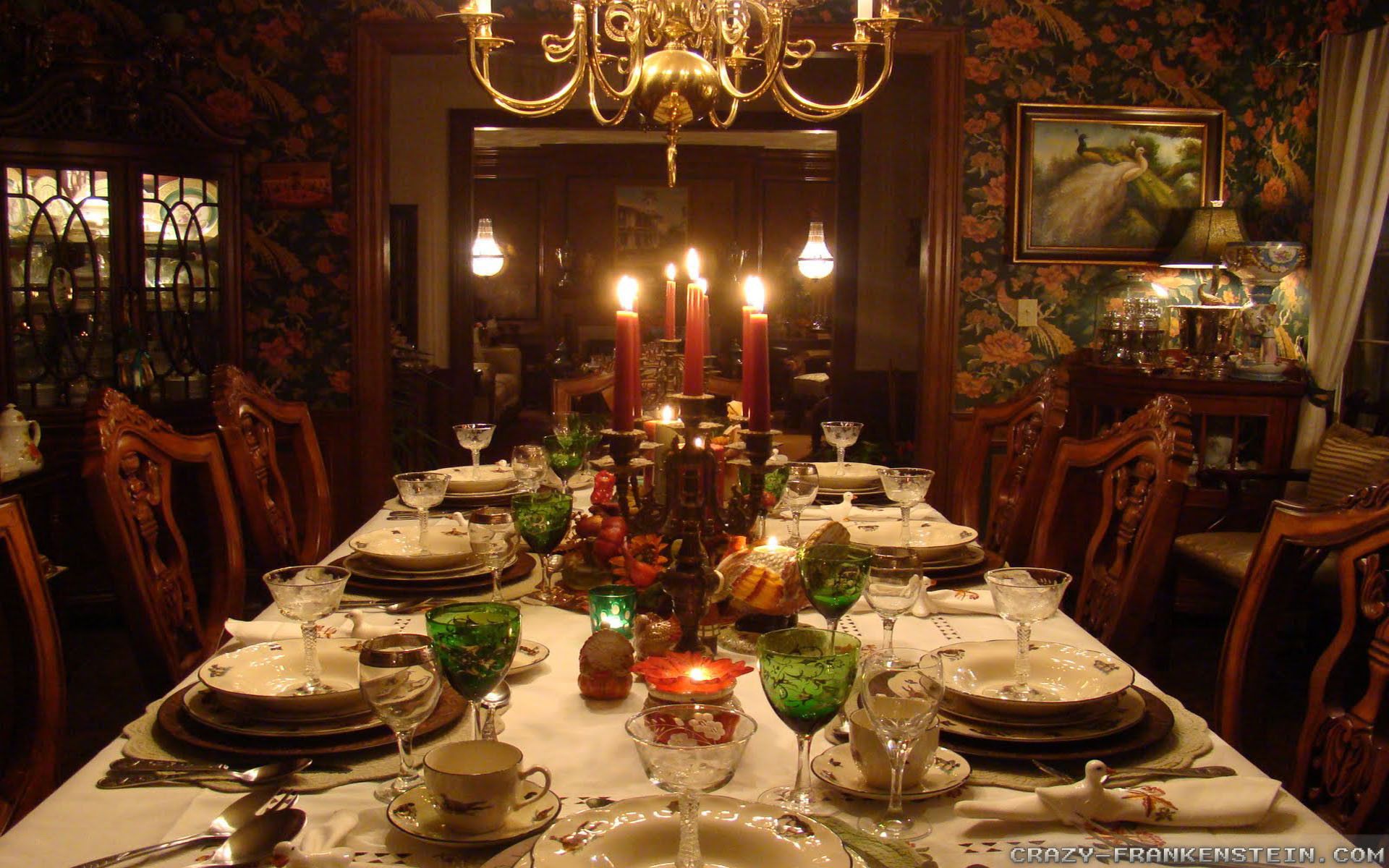 Thanksgiving Table Background