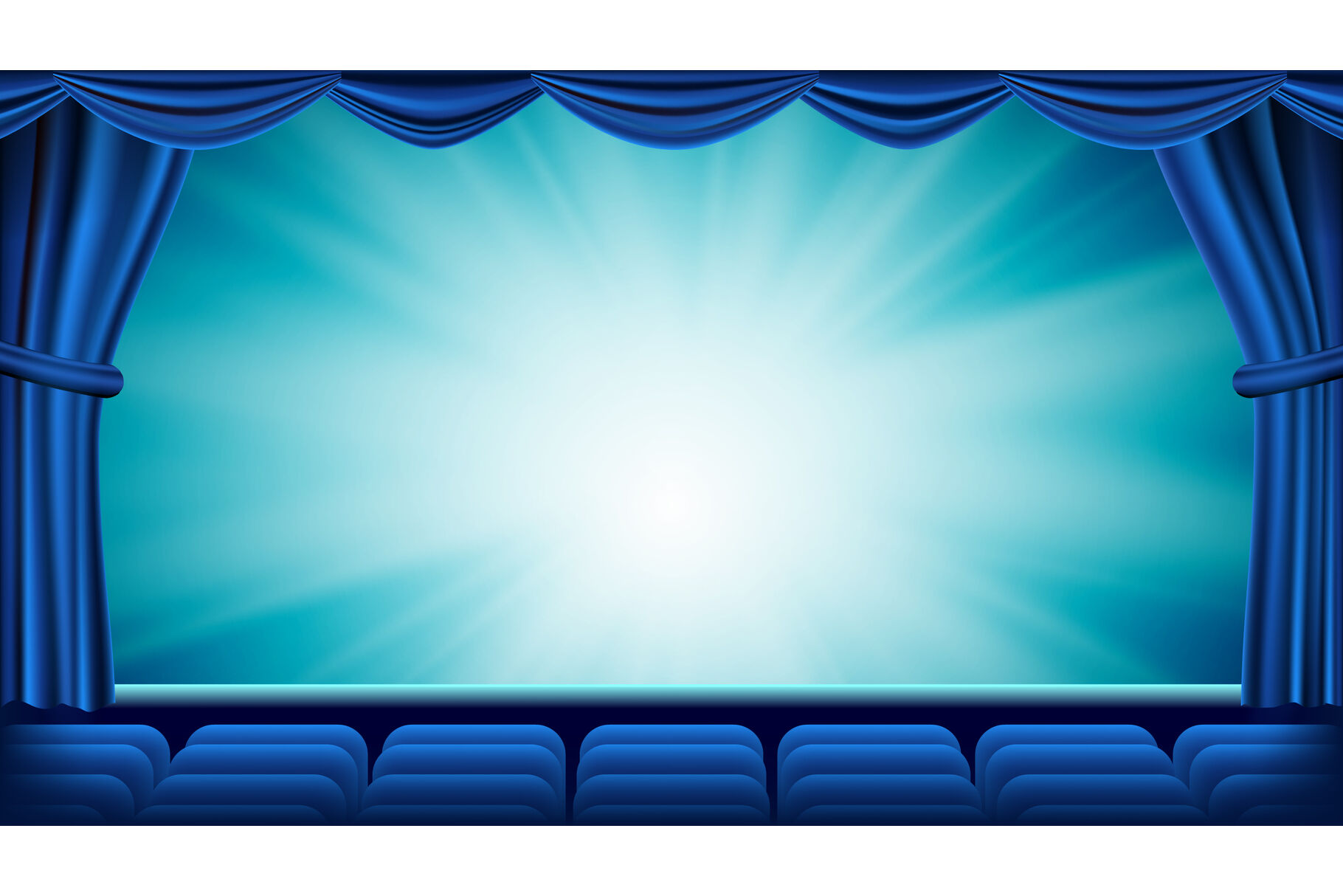 Theater Curtain Background