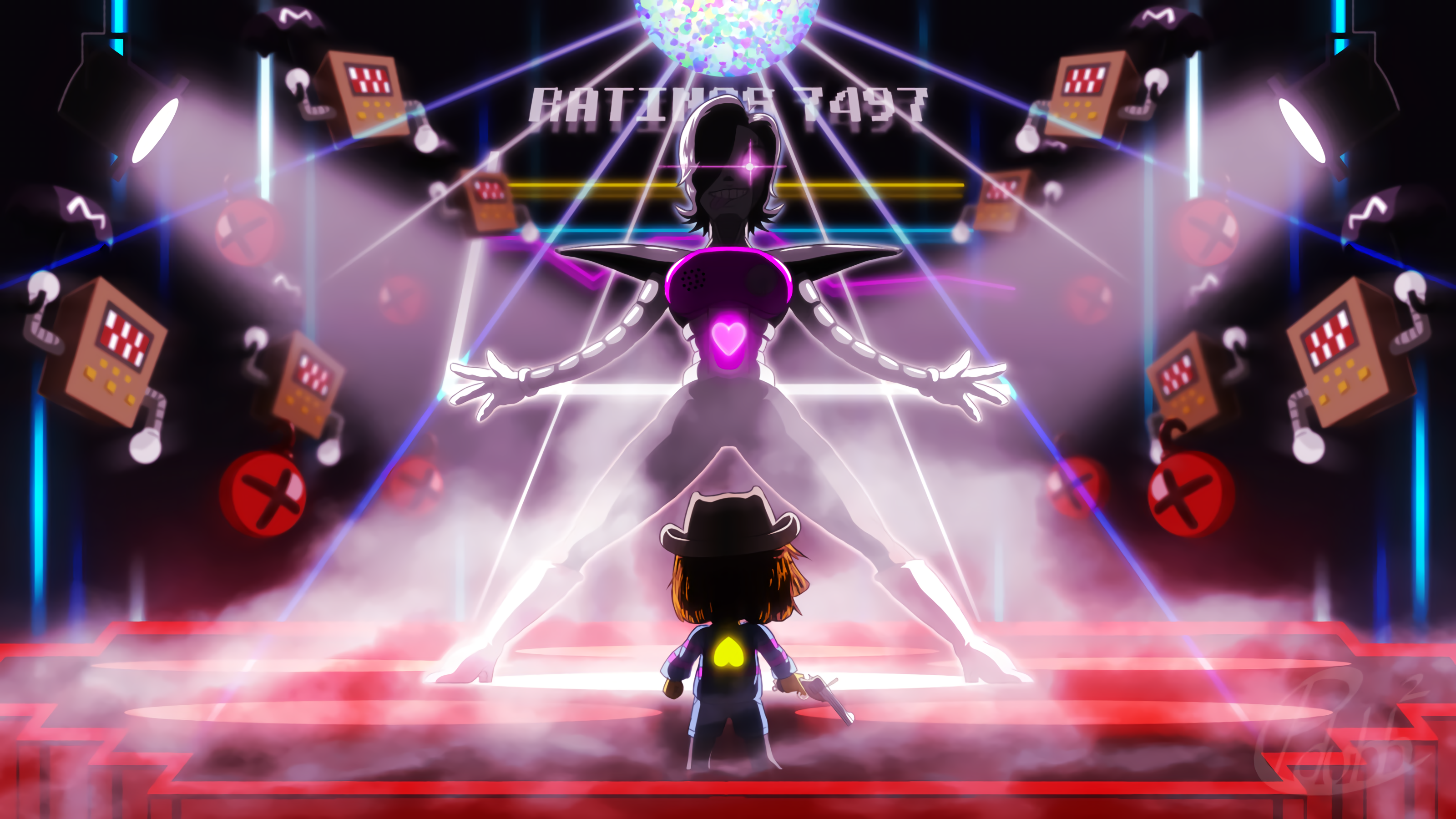 Undertale Mettaton Background