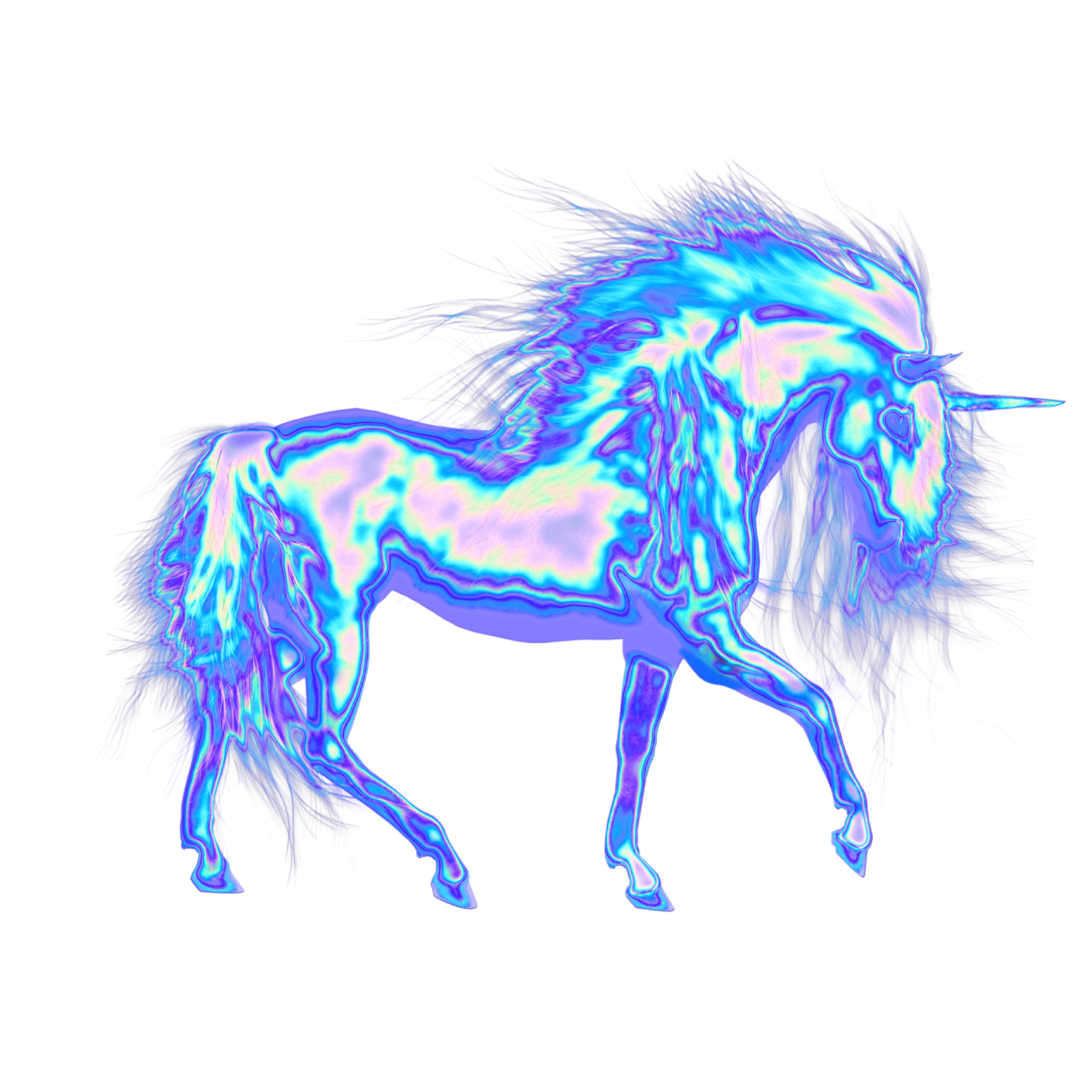 Unicorn Holographic Background