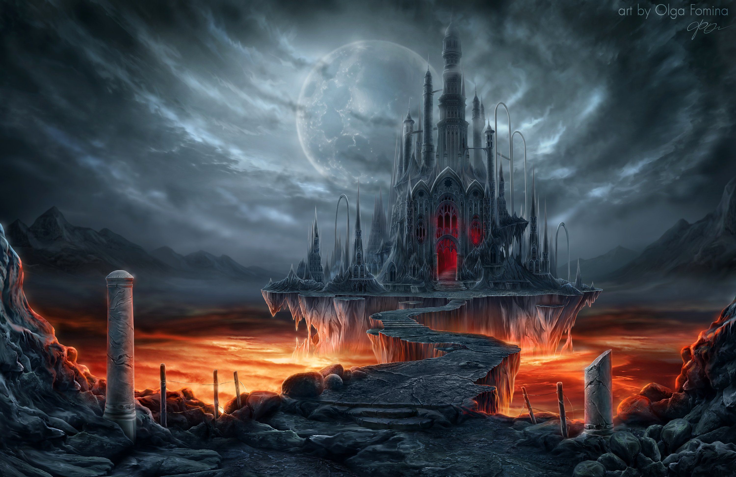 Vampire Castle Background