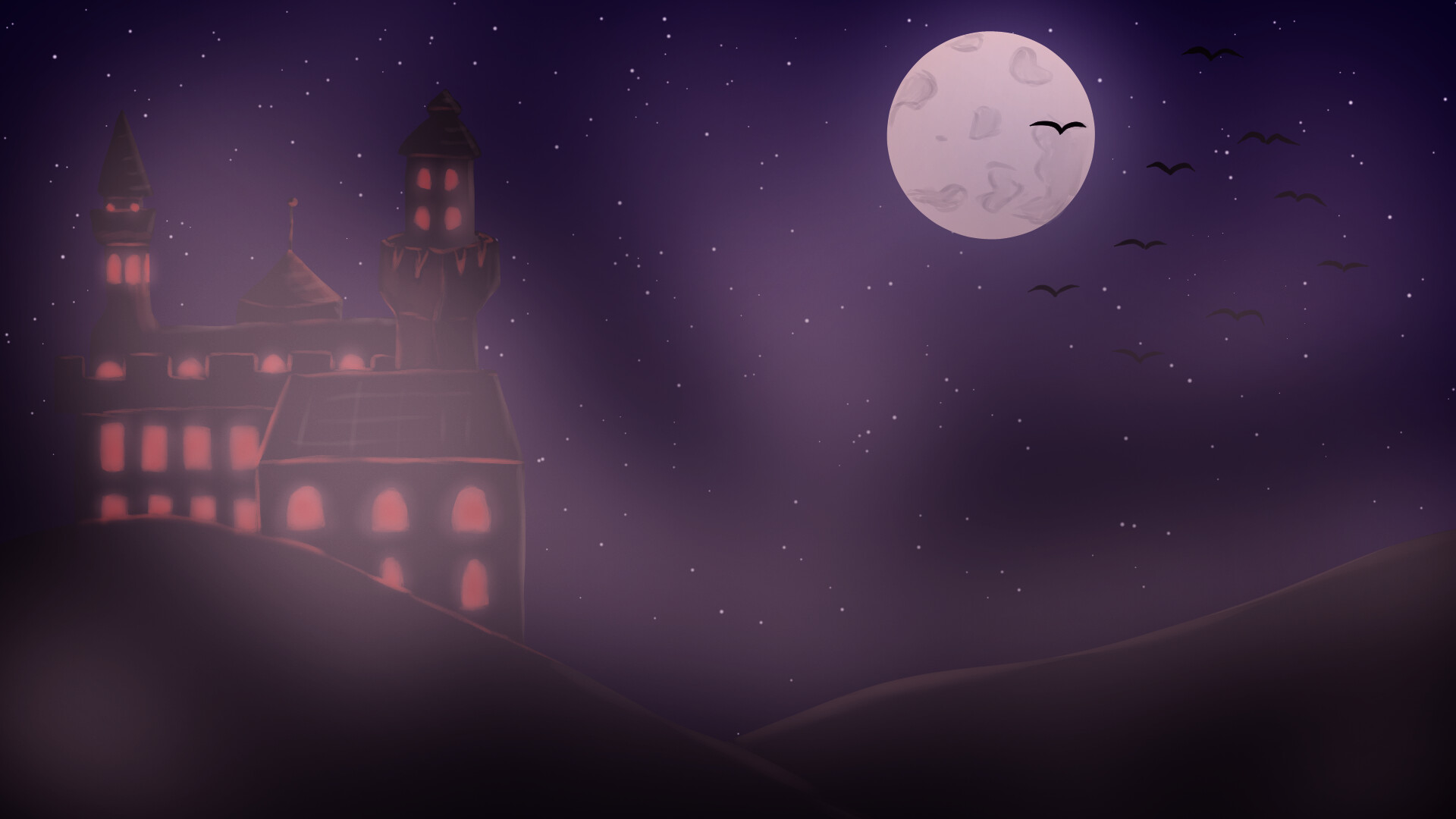 Vampire Castle Background