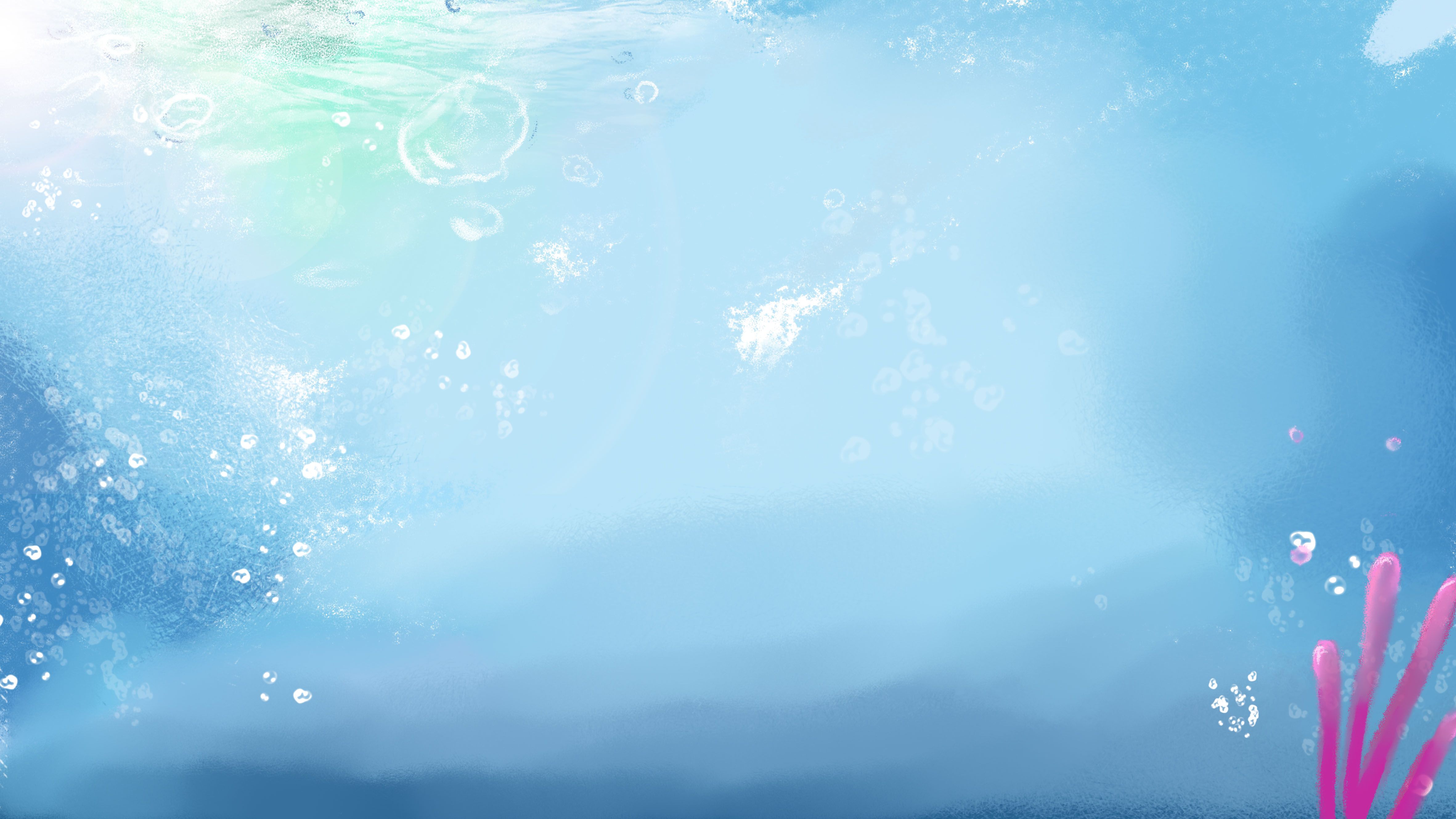 Water Cartoon Background