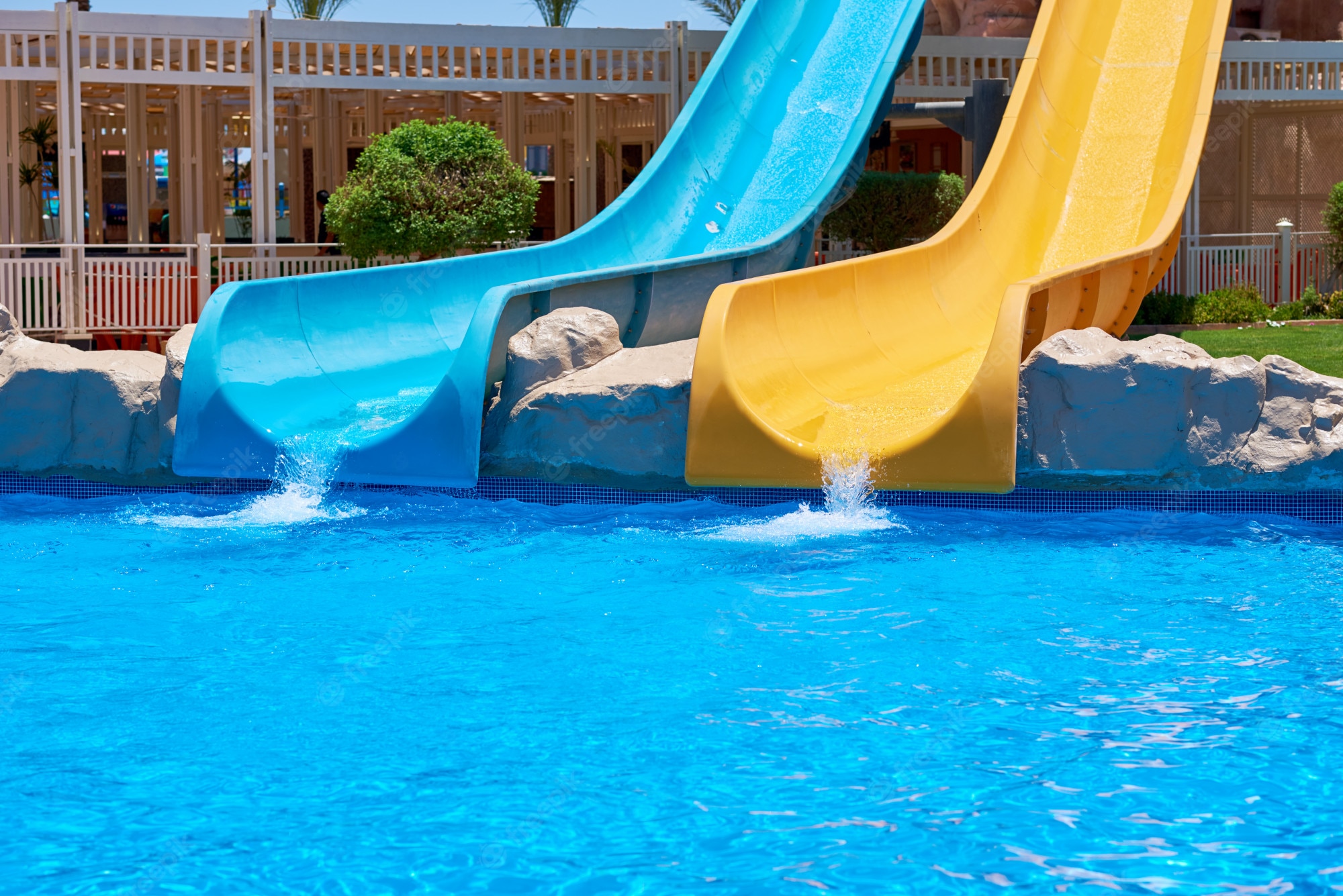 Water Park Background