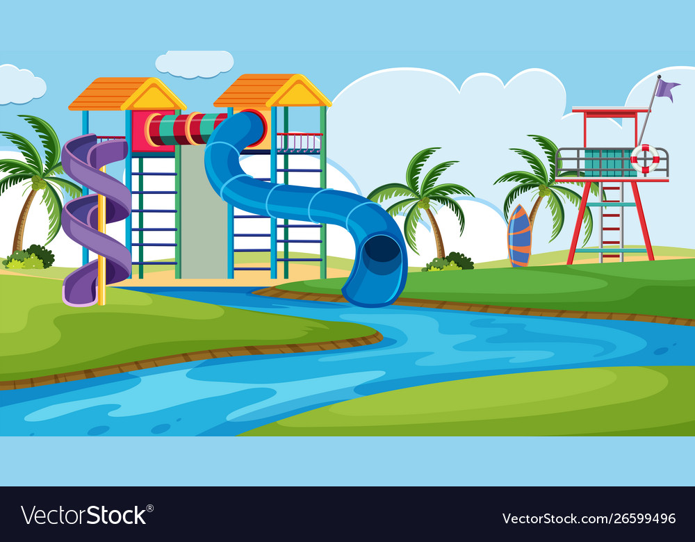 Water Park Background