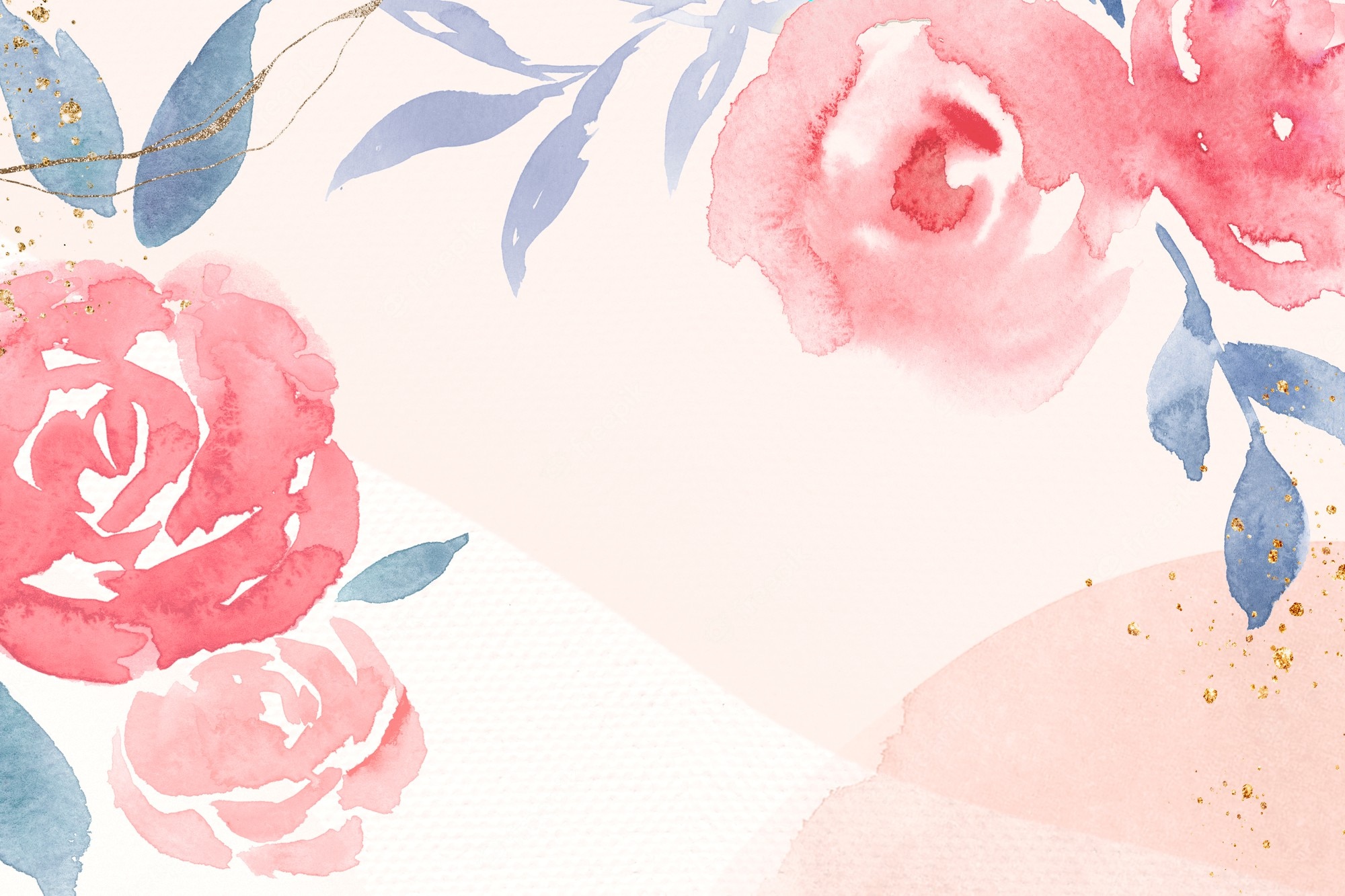 Watercolor Flower Desktop Background